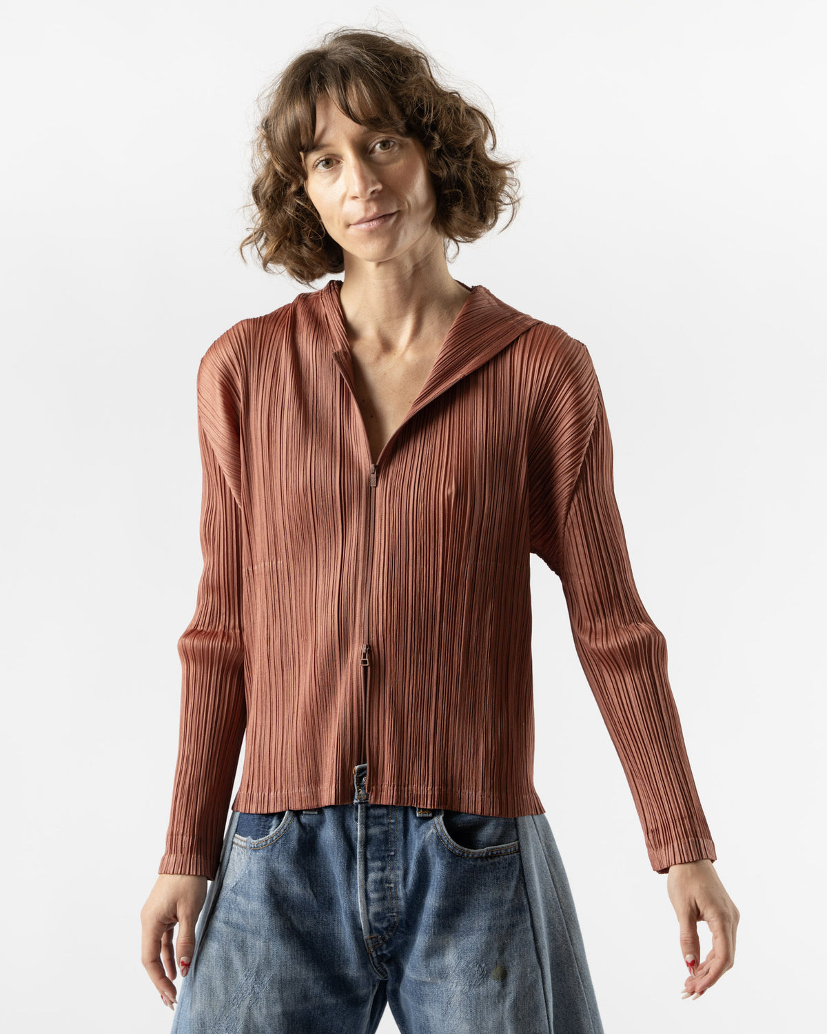 Pleats Please Issey Miyake Monthly Colors December Blouson in 