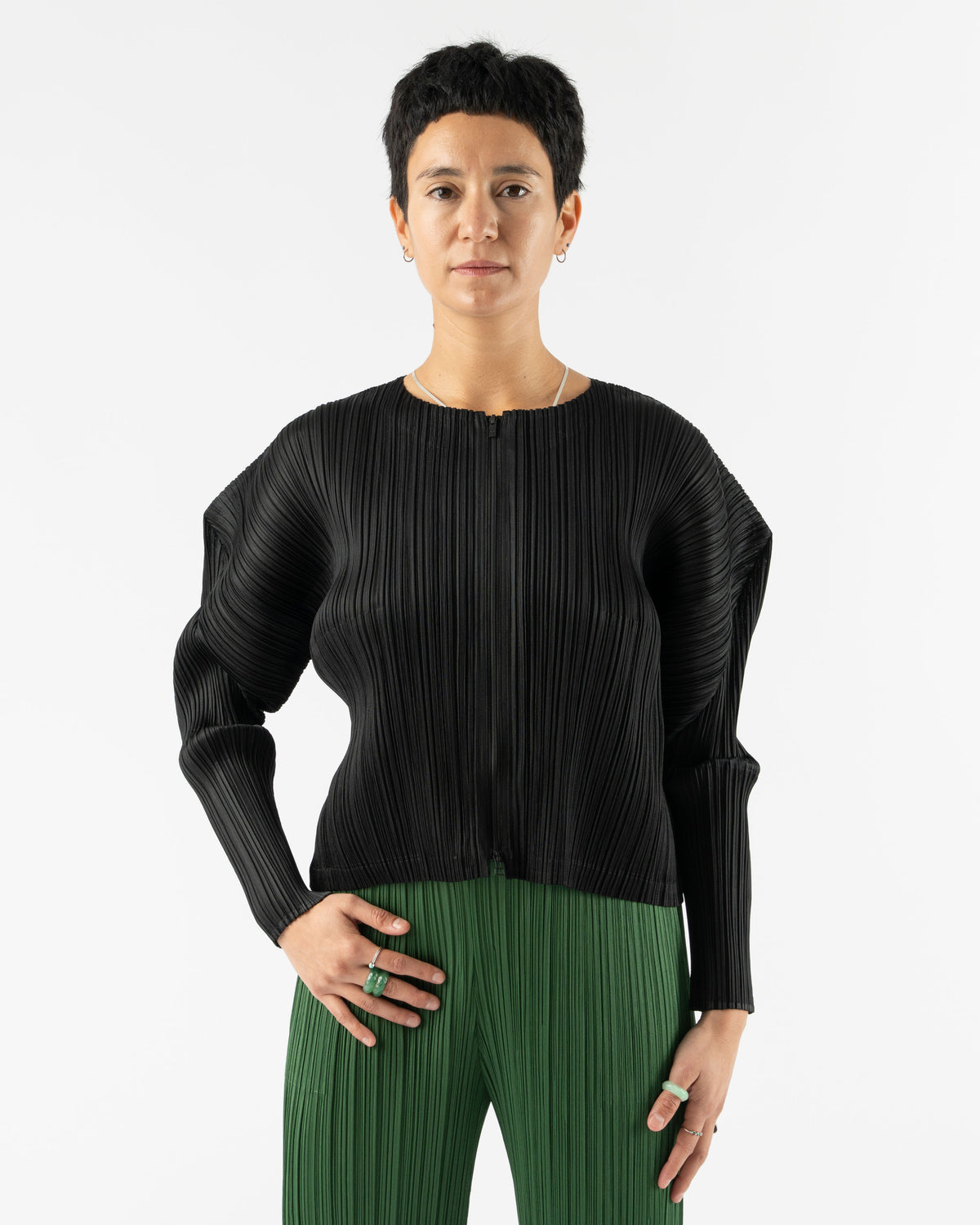 Pleats Please Issey Miyake February Monthly Colors Blouson in 
