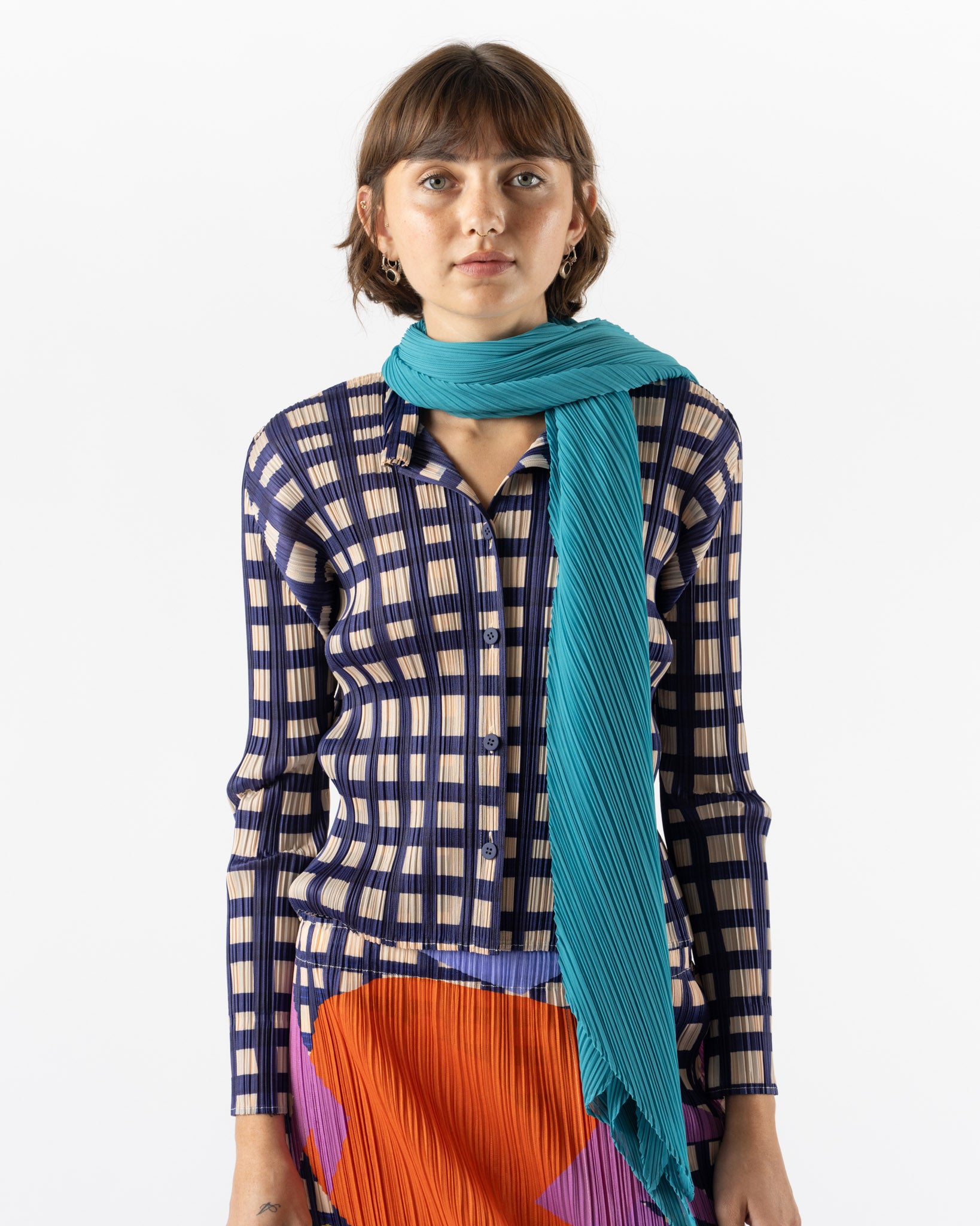 Pleats Please Issey Miyake Monthly Scarf June