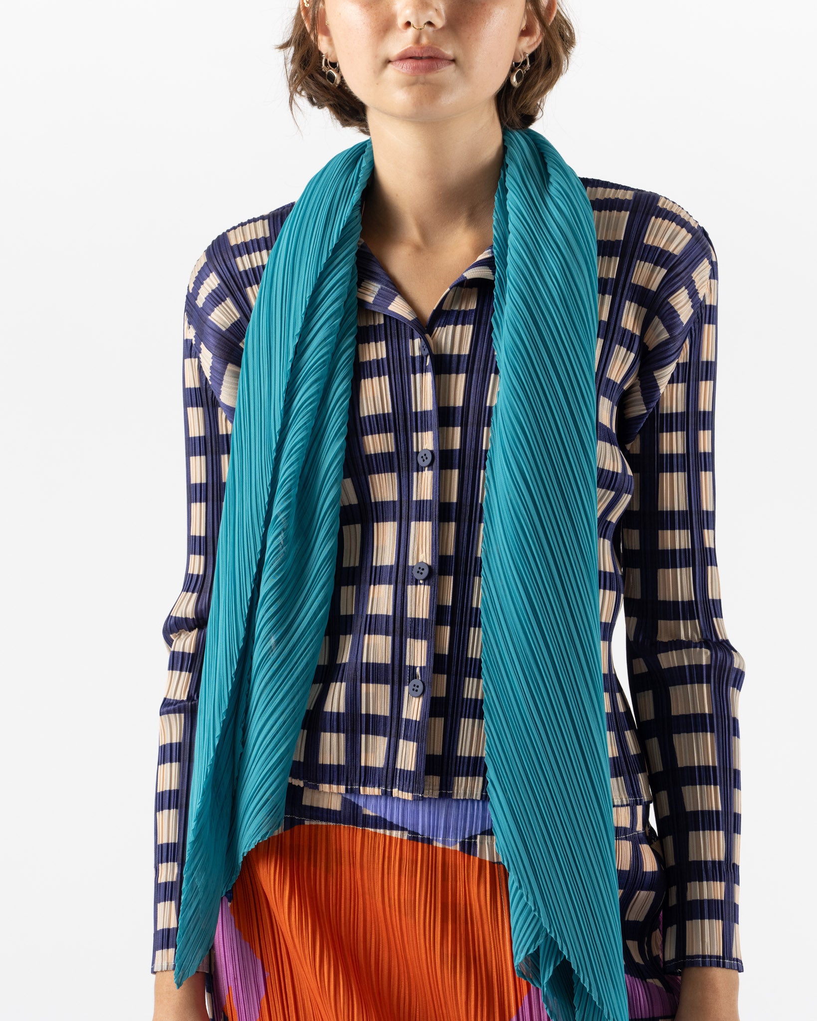 Pleats Please Issey Miyake Monthly Scarf June