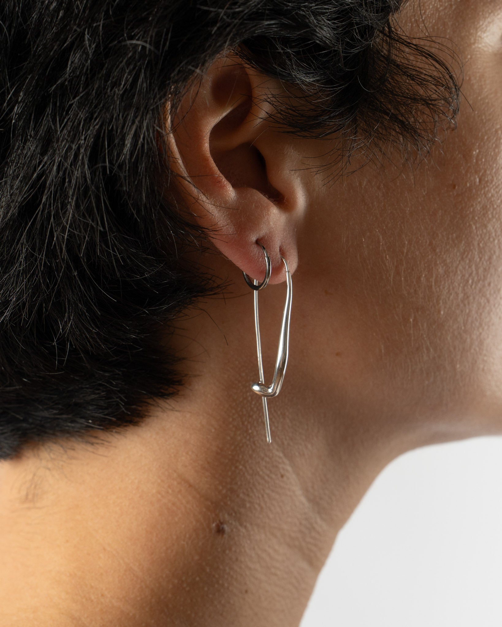 Quarry Mata Earring in Silver