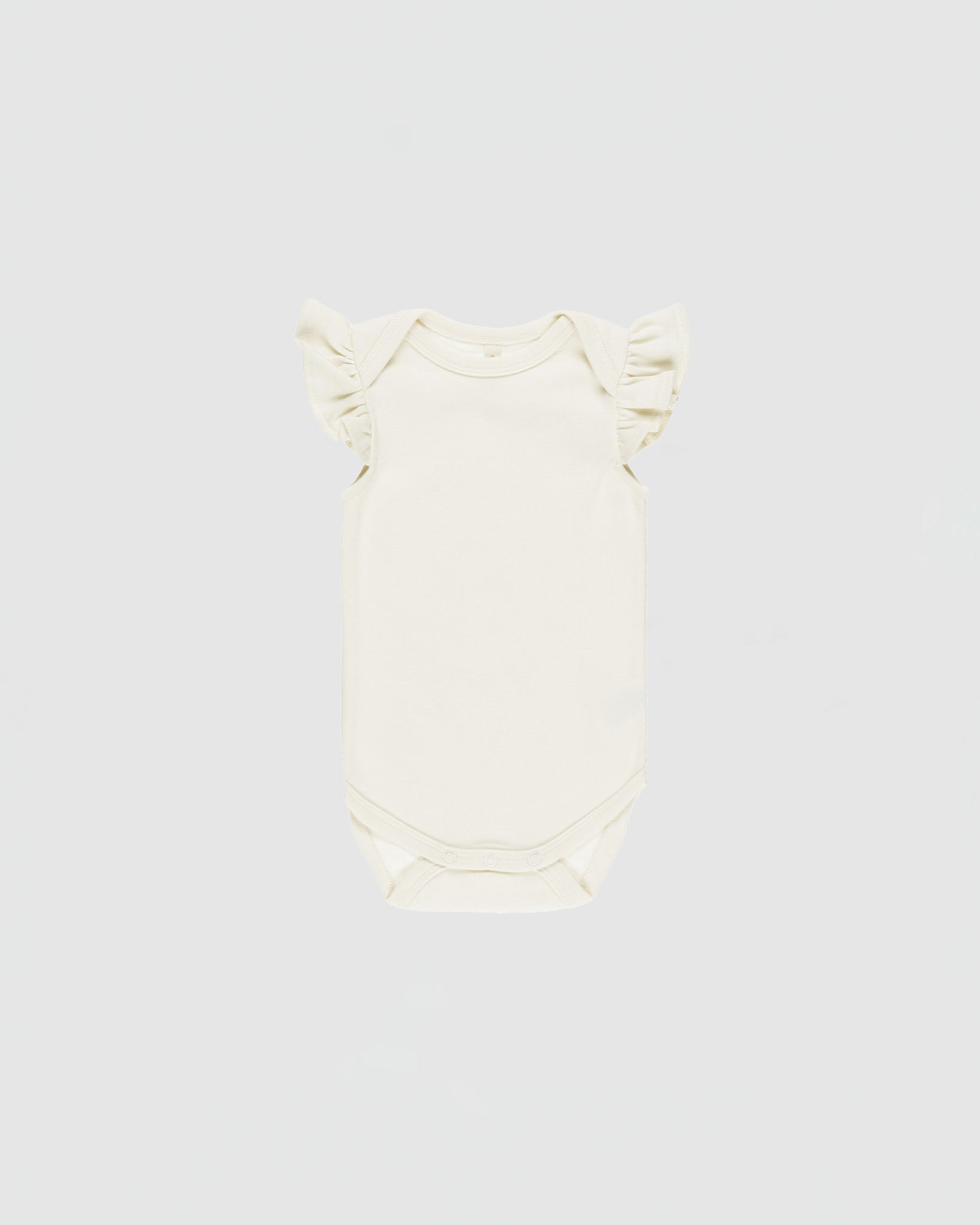 Quincy Mae Flutter Sleeve Bodysuit in Ivory