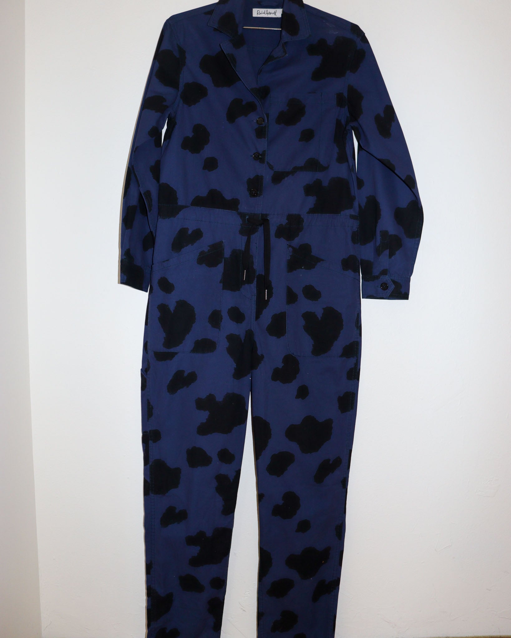 Pre-owned: Rachel Antinoff Ziggy Spotted Cow Jumpsuit