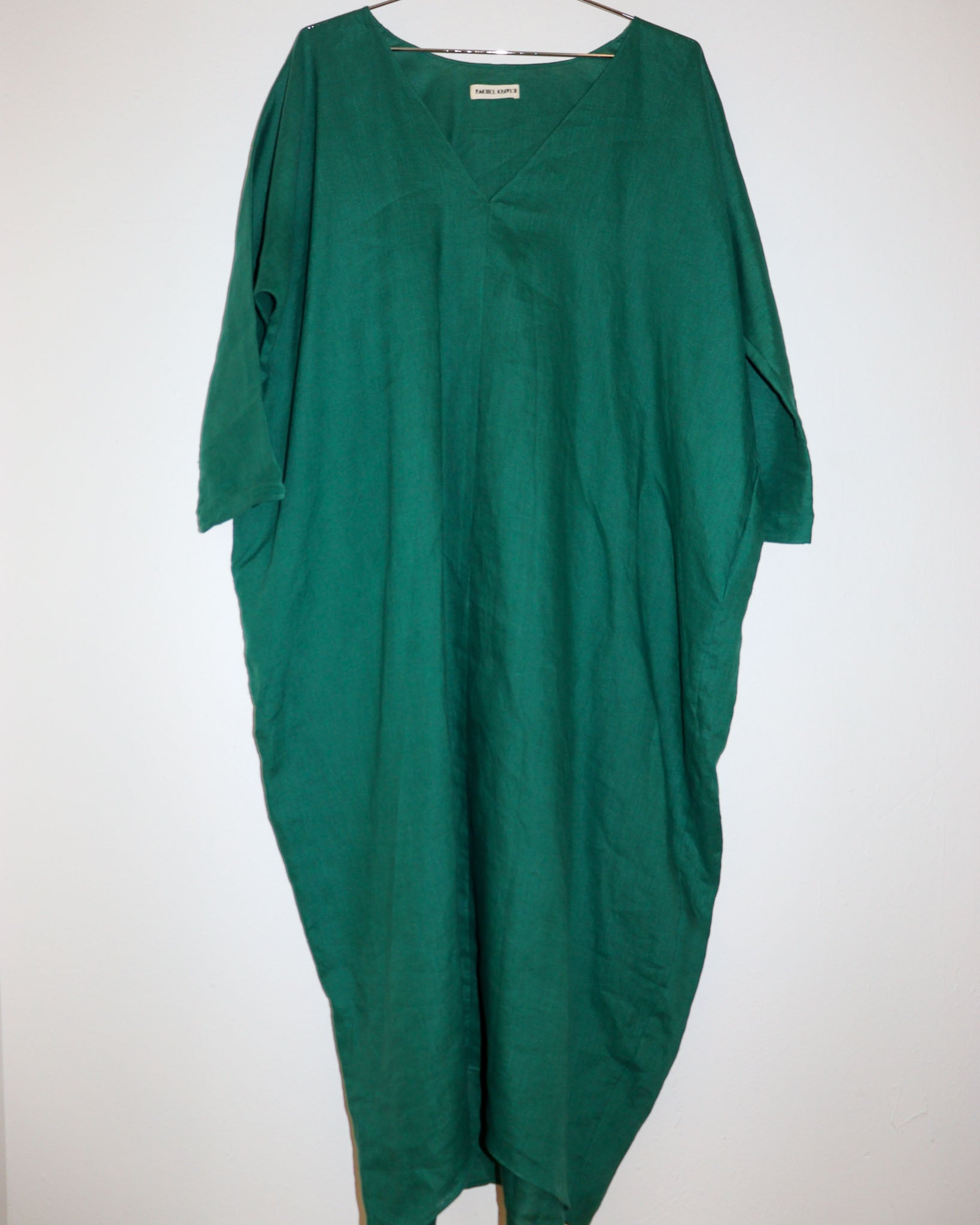 Pre-owned: Rachel Craven V-Neck Long Dress in Green