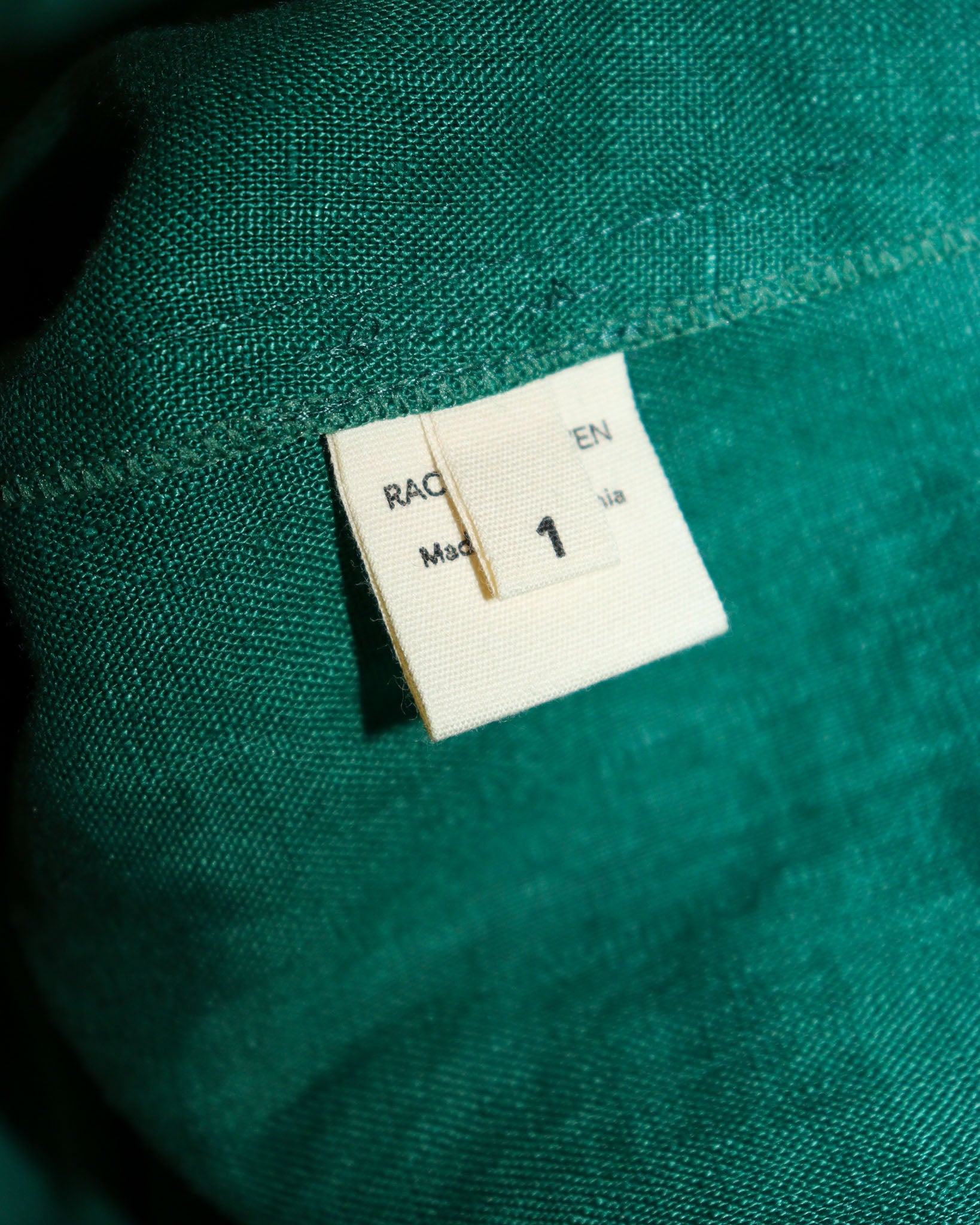 Pre-owned: Rachel Craven V-Neck Long Dress in Green