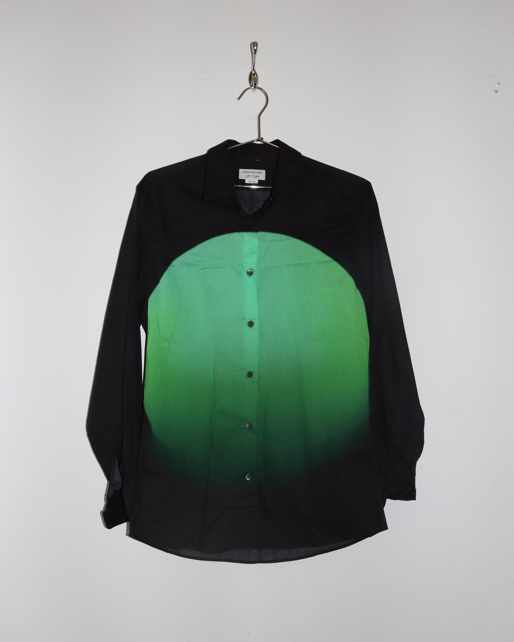 Pre-owned: Dries Van Noten X Len Lye Sun Long Sleeve Button Up