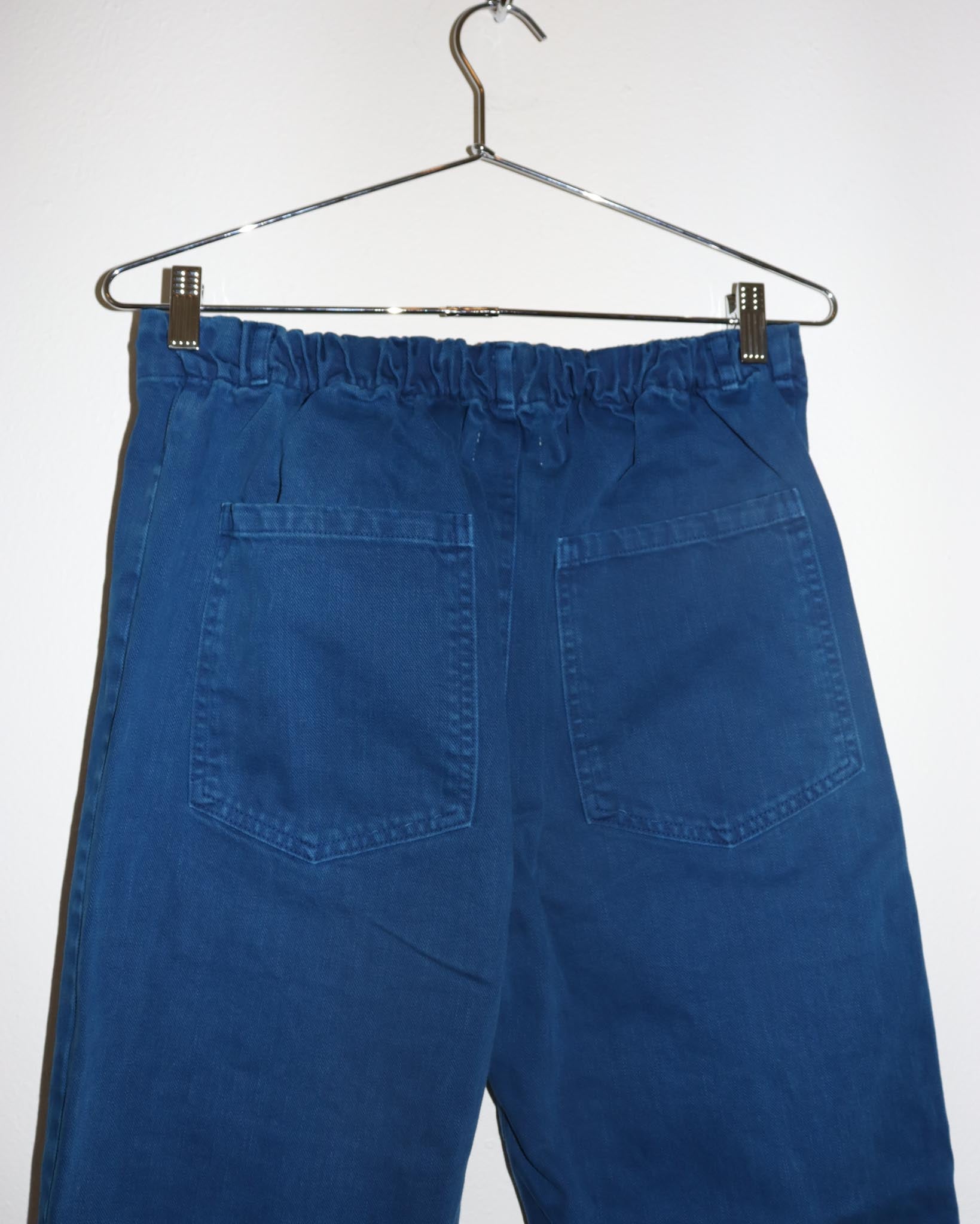 Pre-owned: Nico Nico Patchwork Pants in Blue