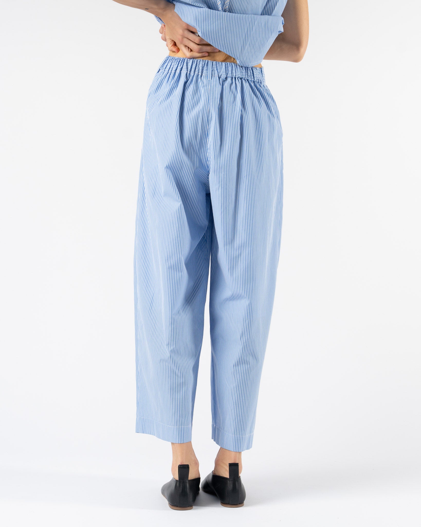 Rhodolirion Tack Balloon Pant in Sax Stripe