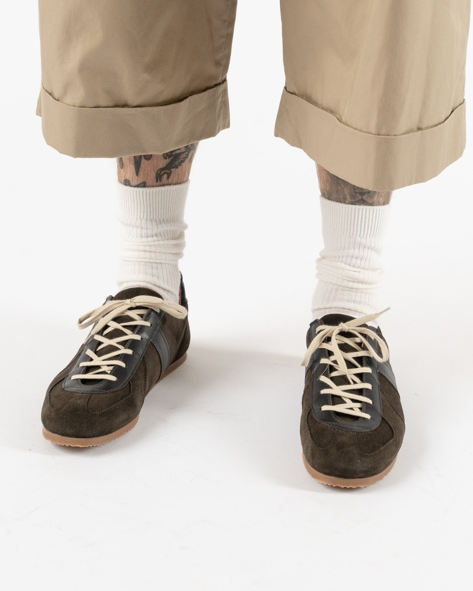 Reproduction of Found German Military Trainer in Dark Brown