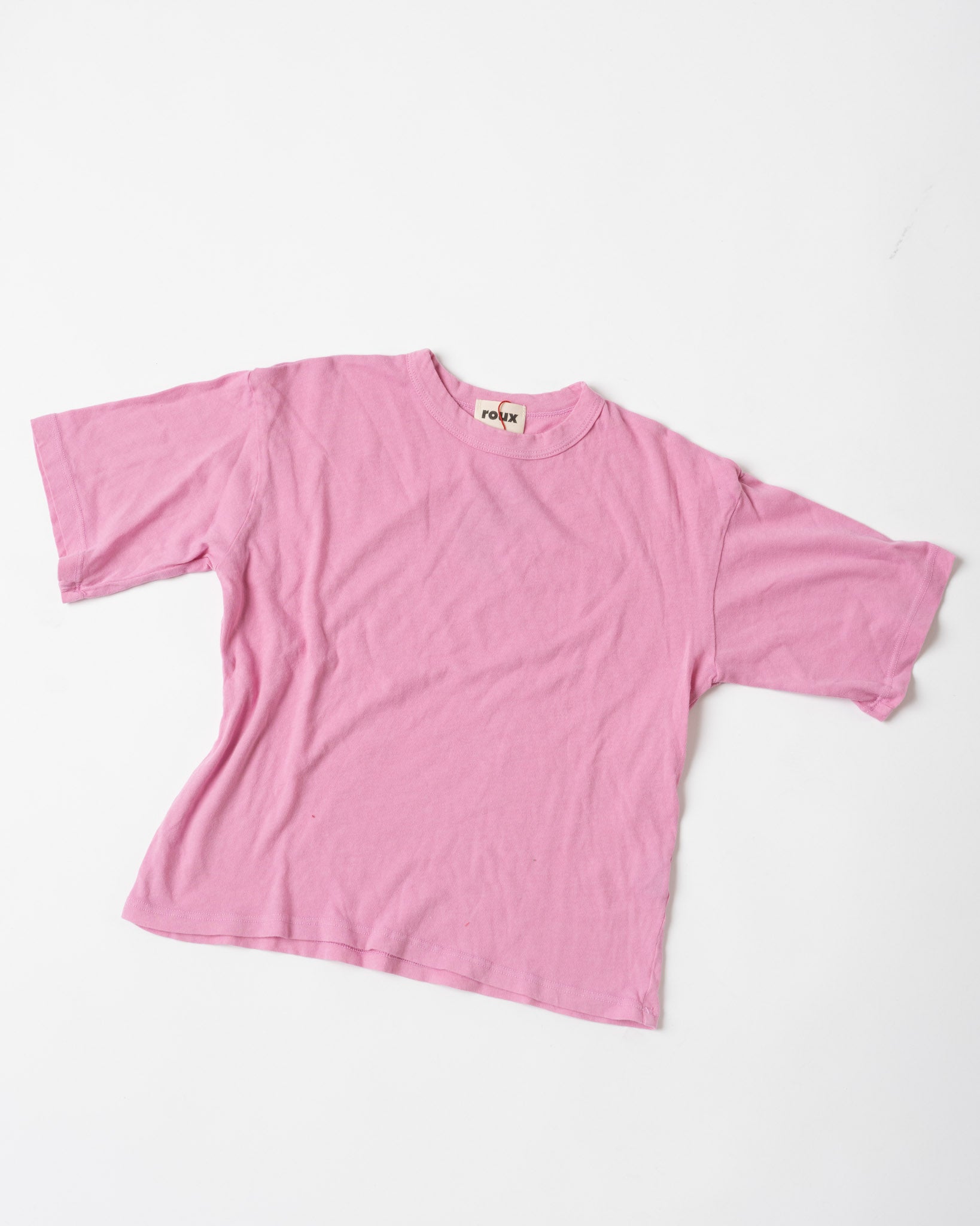 Roux August Tee in Cotton Candy