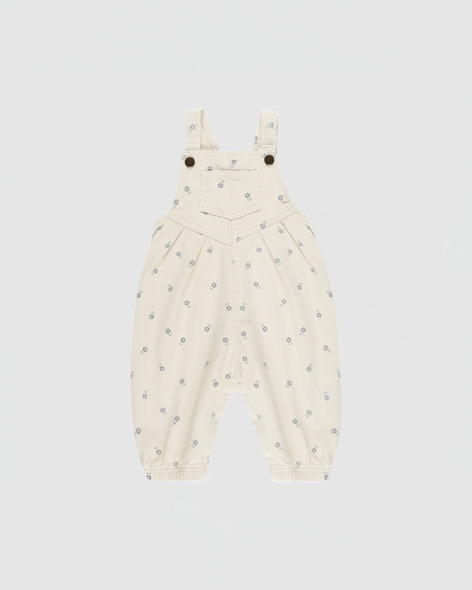 Rylee + Cru Vintage Overall in Blue Daisy