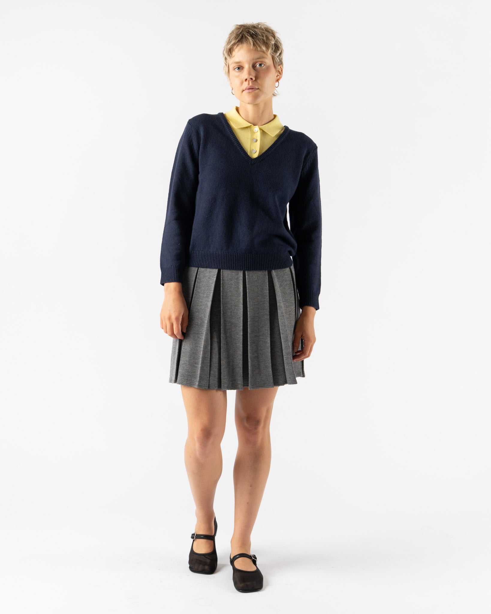 Sandy Liang Fishers Skirt in Grey
