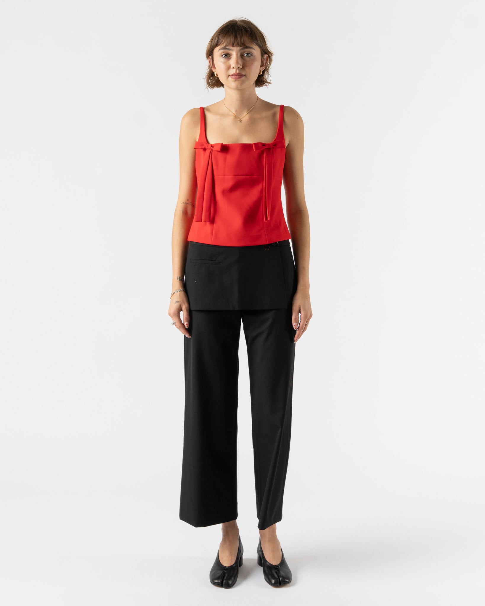 Sandy Liang Mott Pant in Black