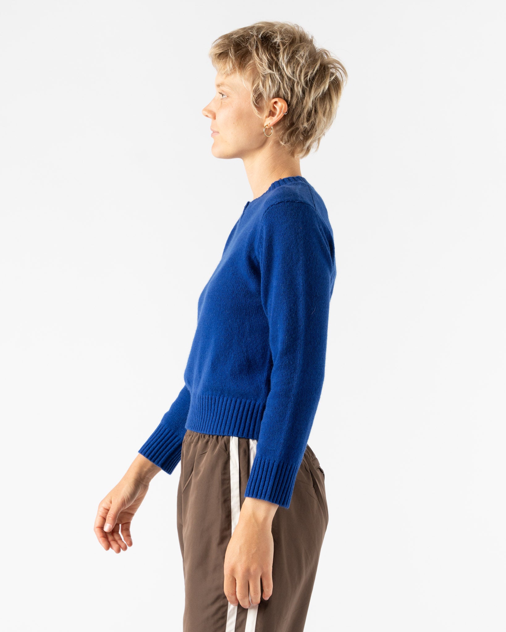 Sandy Liang Pino Cashmere Sweater in Blue