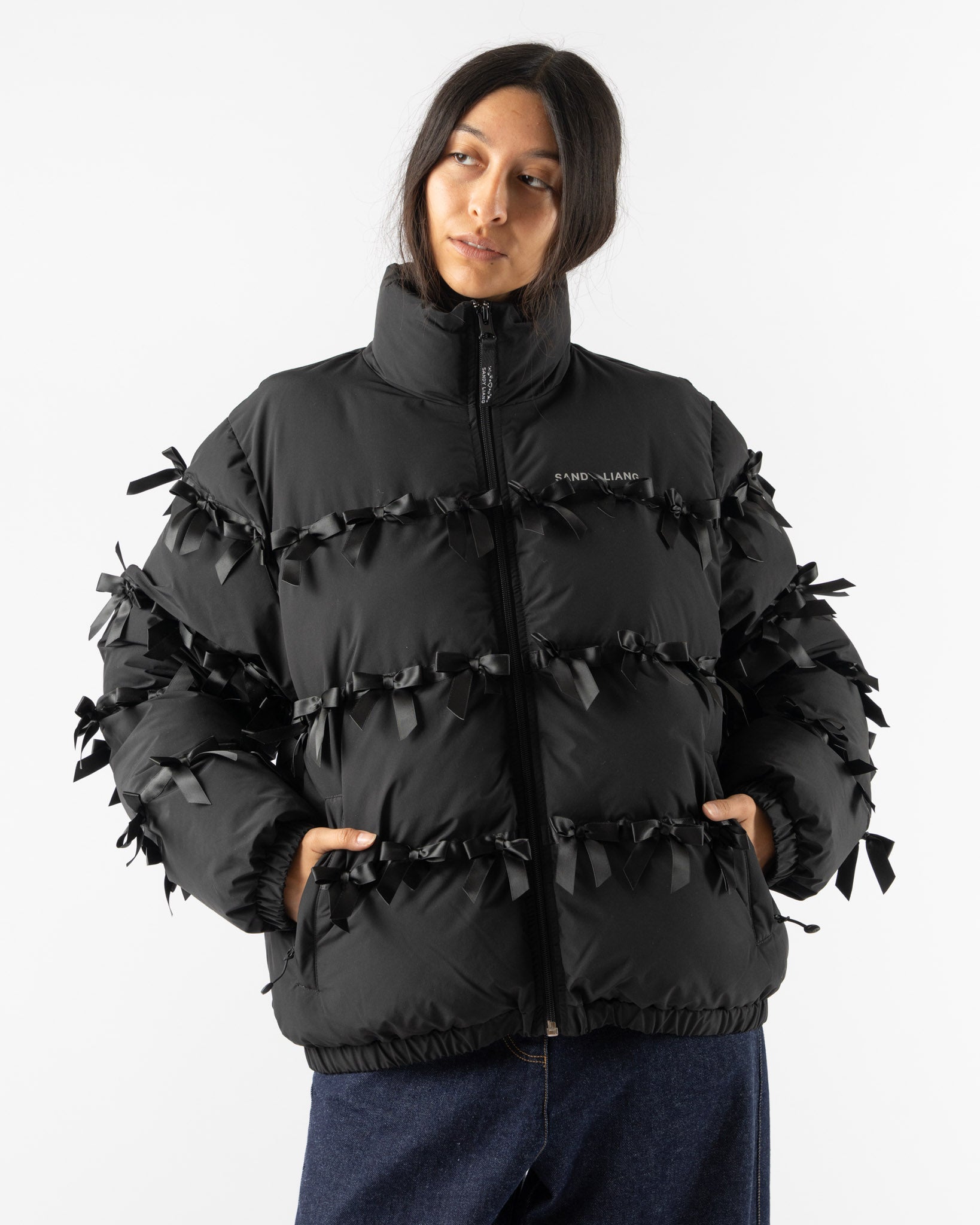Sandy Liang Present Puffer in Black