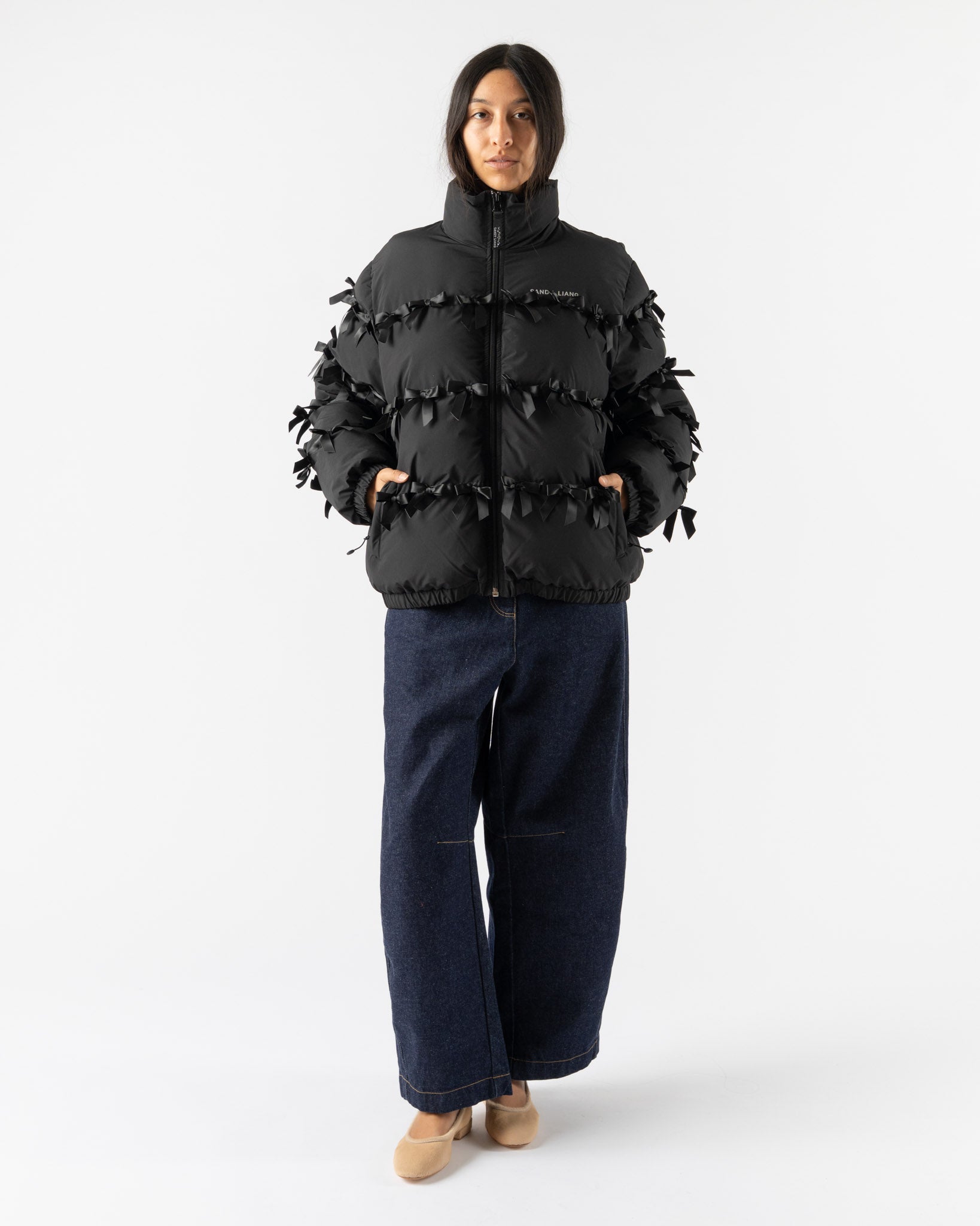 Sandy Liang Present Puffer in Black