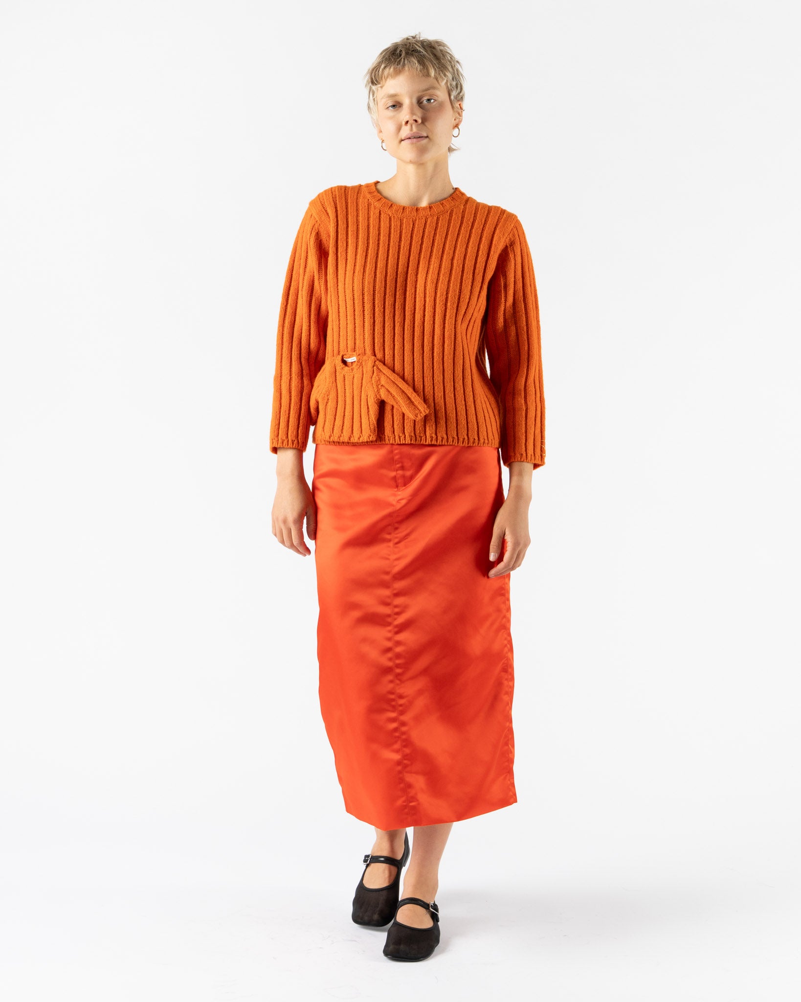 Sandy Liang Ravenna Skirt in Orange