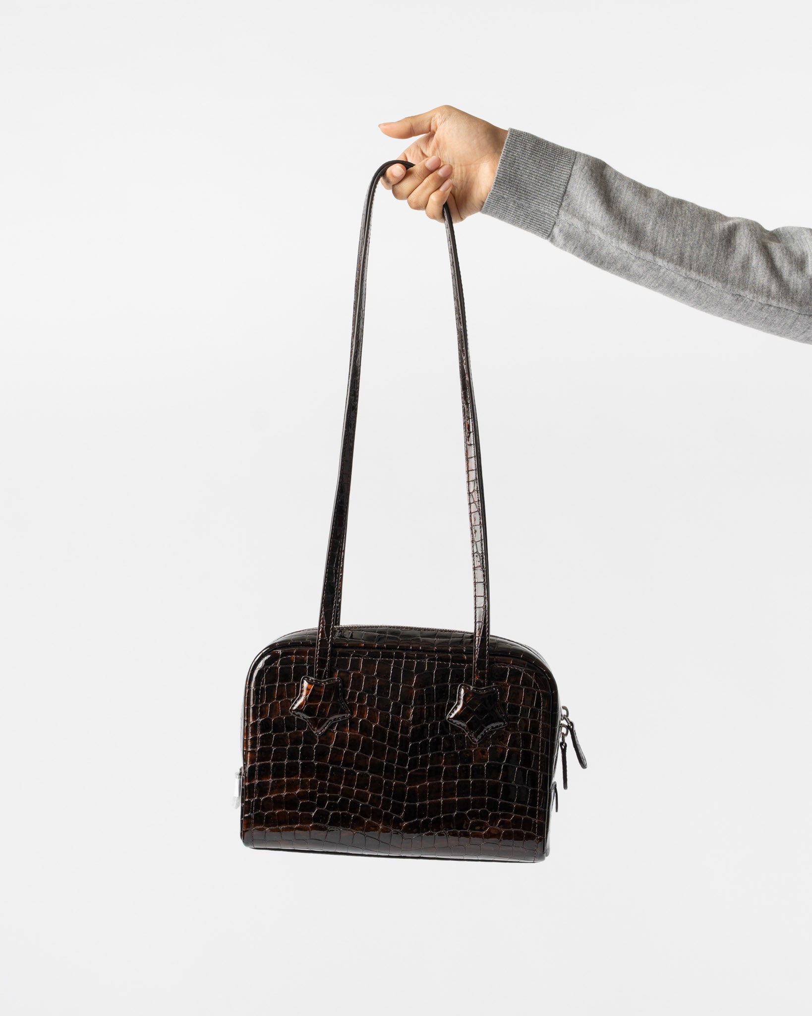 Sandy Liang Starla Bag in Brown