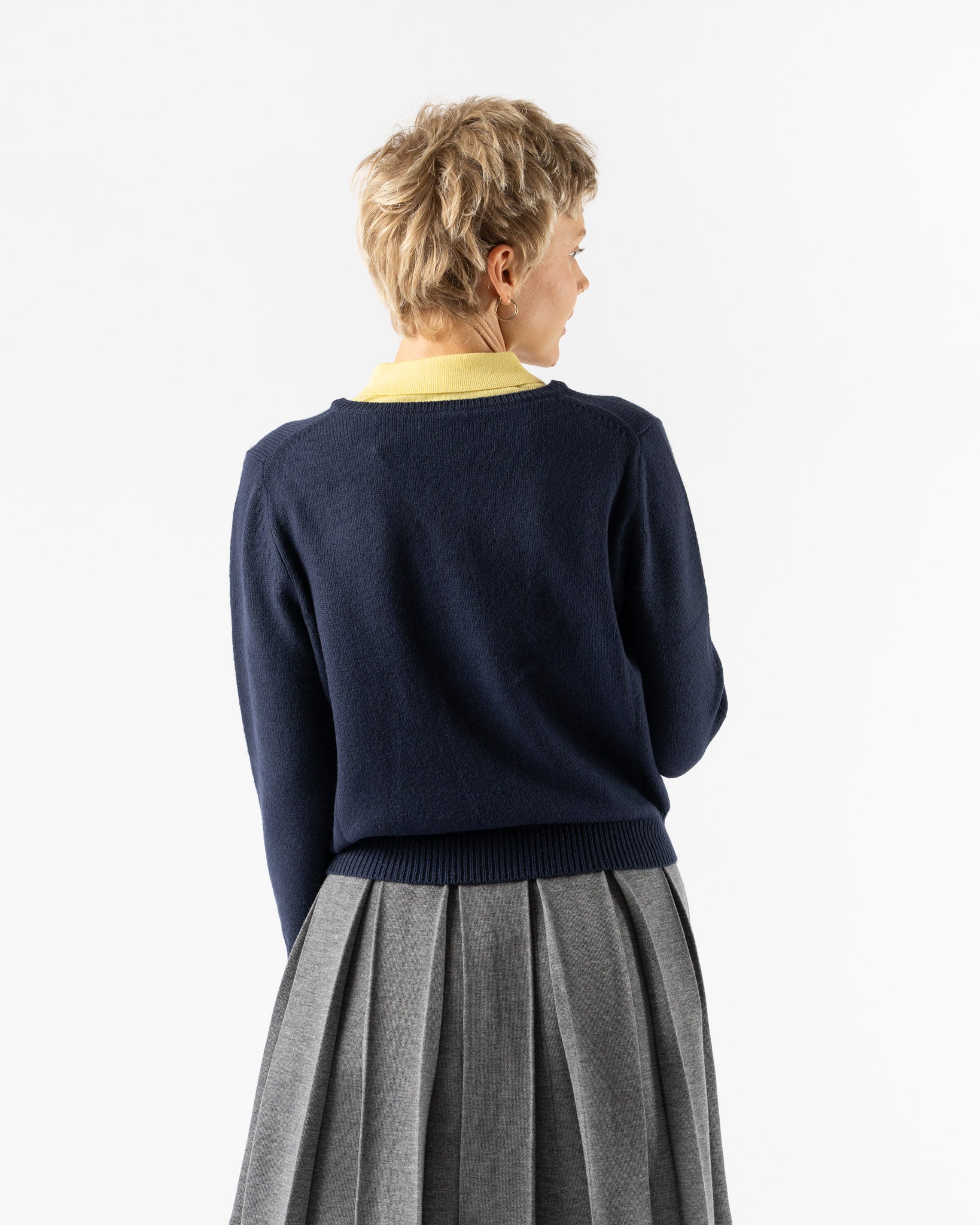 Sandy Liang Wesley Sweater in Navy