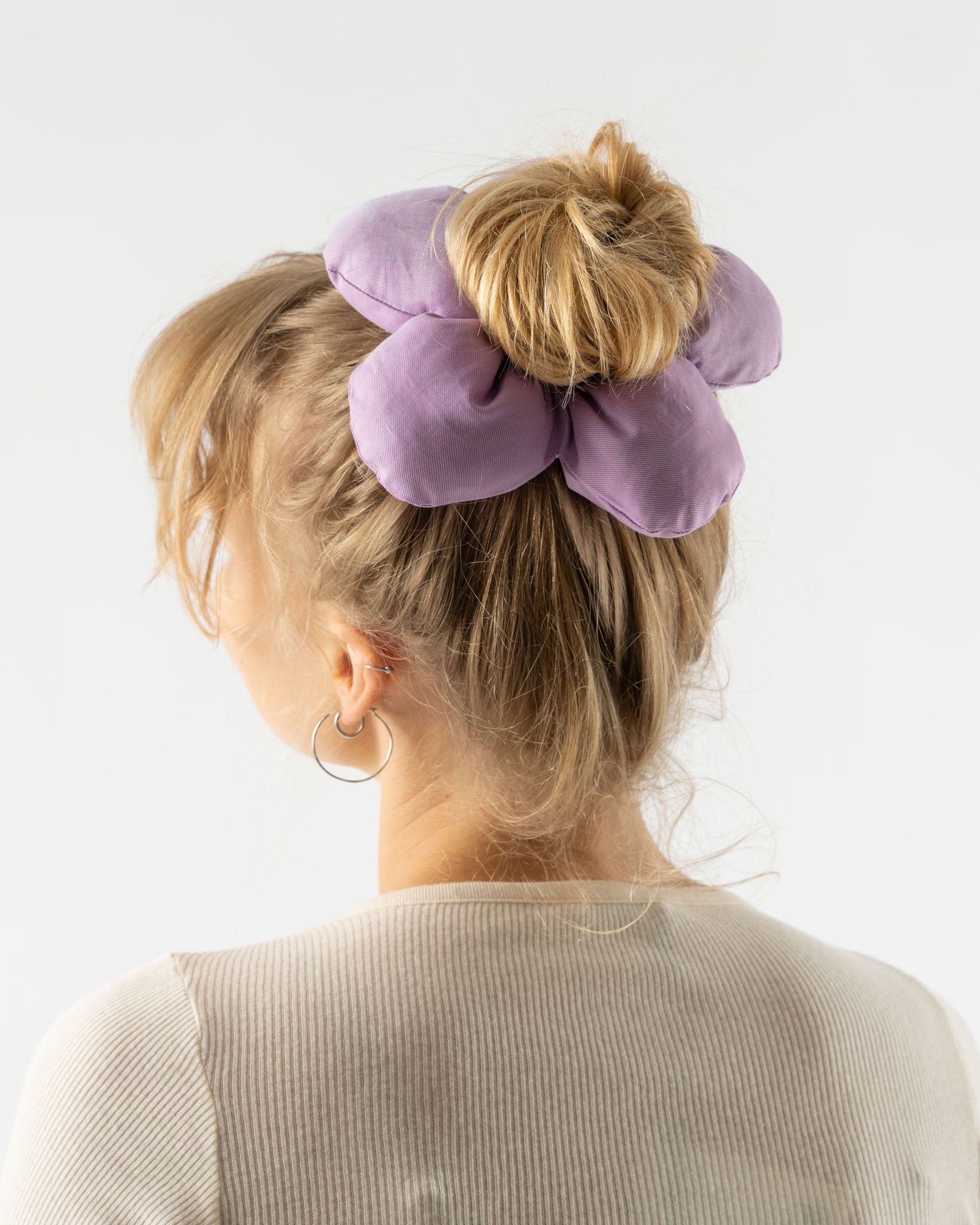 Sarah Miller Lavender Scrunchie
