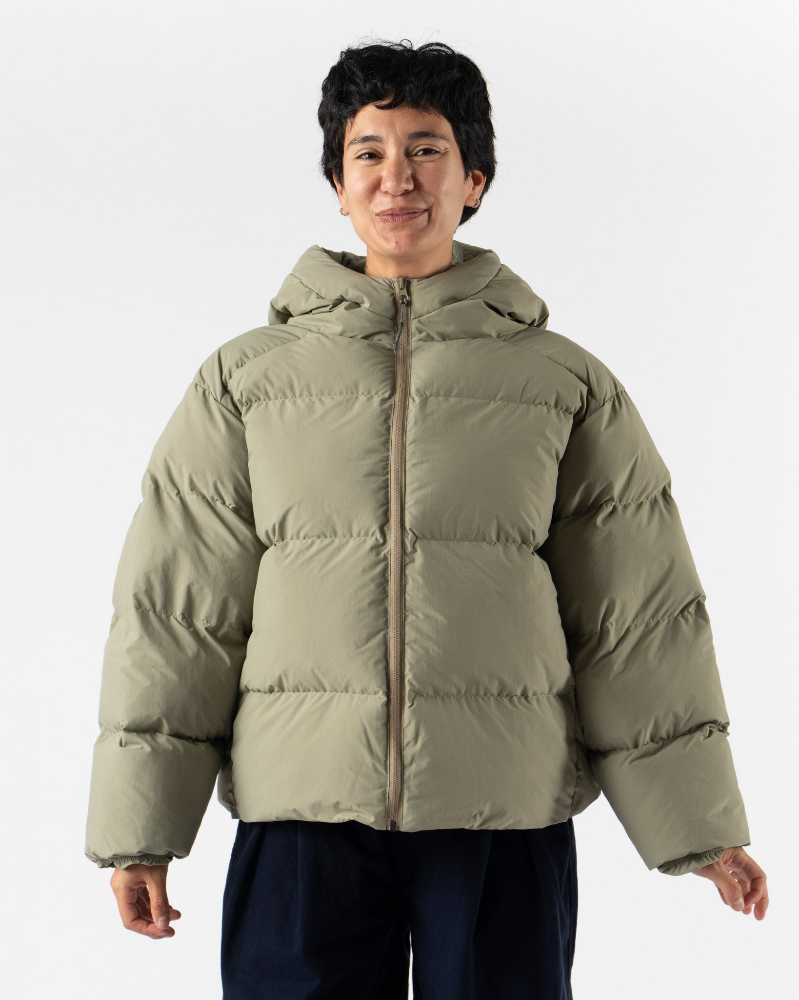 Satta Puffer Jacket in Light Olive