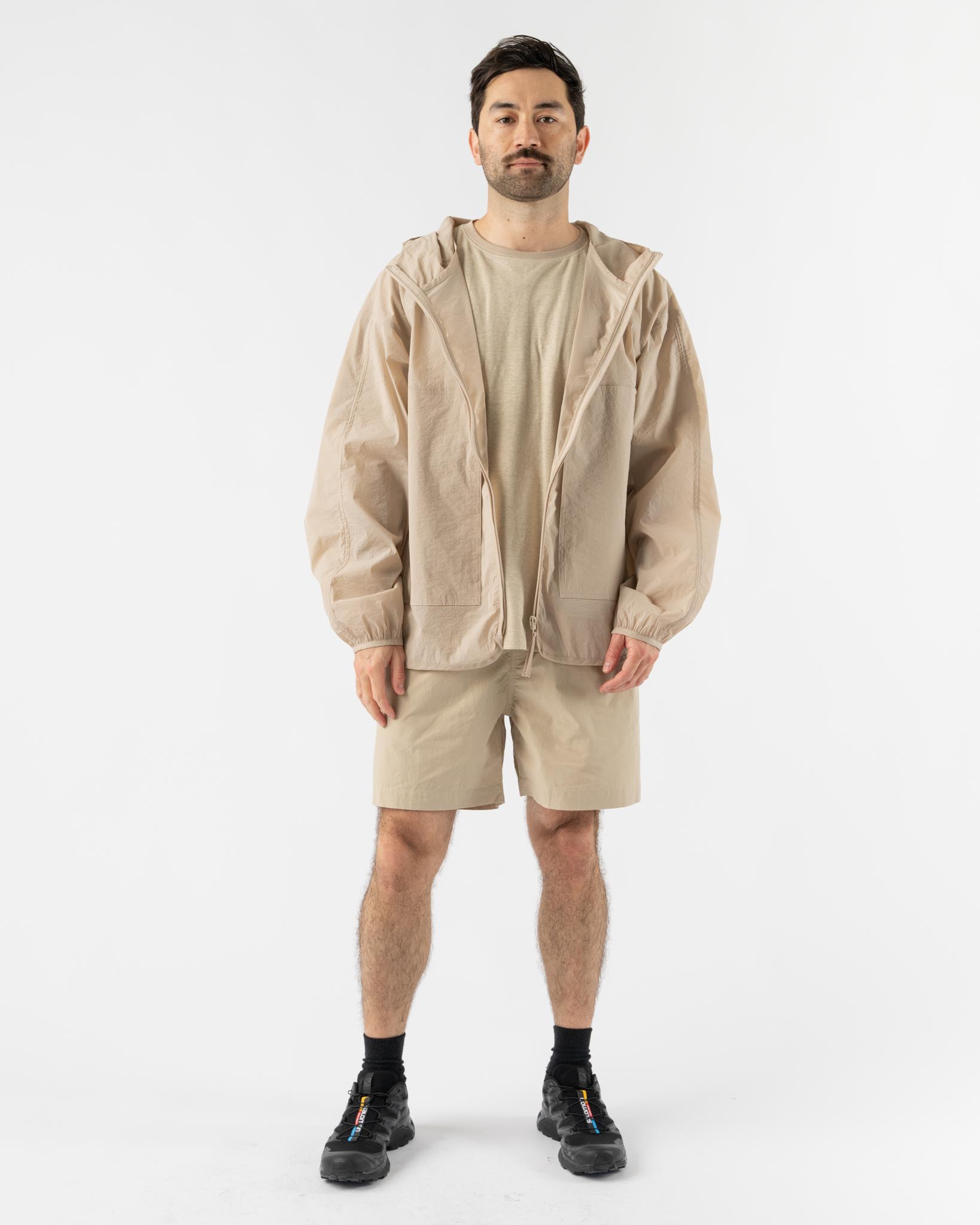 Satta Slack Shorts in Light Stone