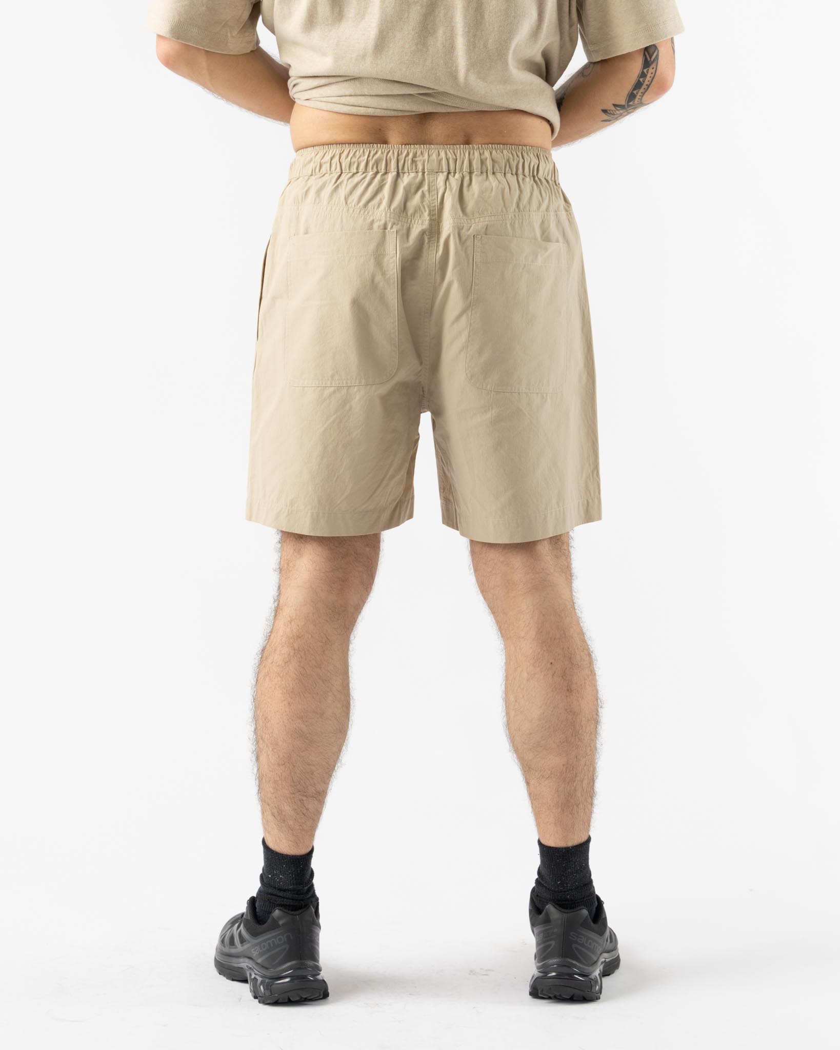 Satta Slack Shorts in Light Stone