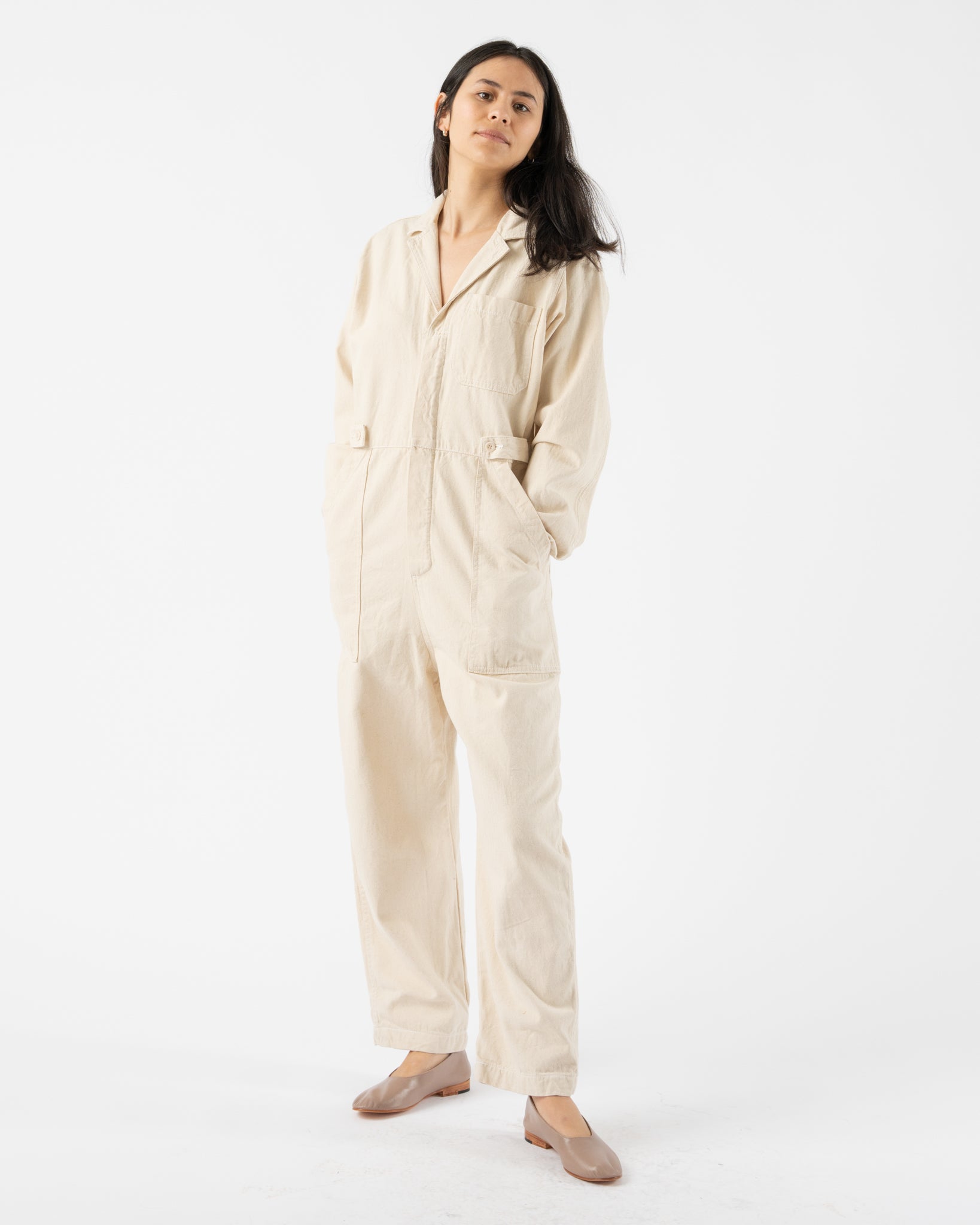Shaina Mote Painter Coverall in Natural