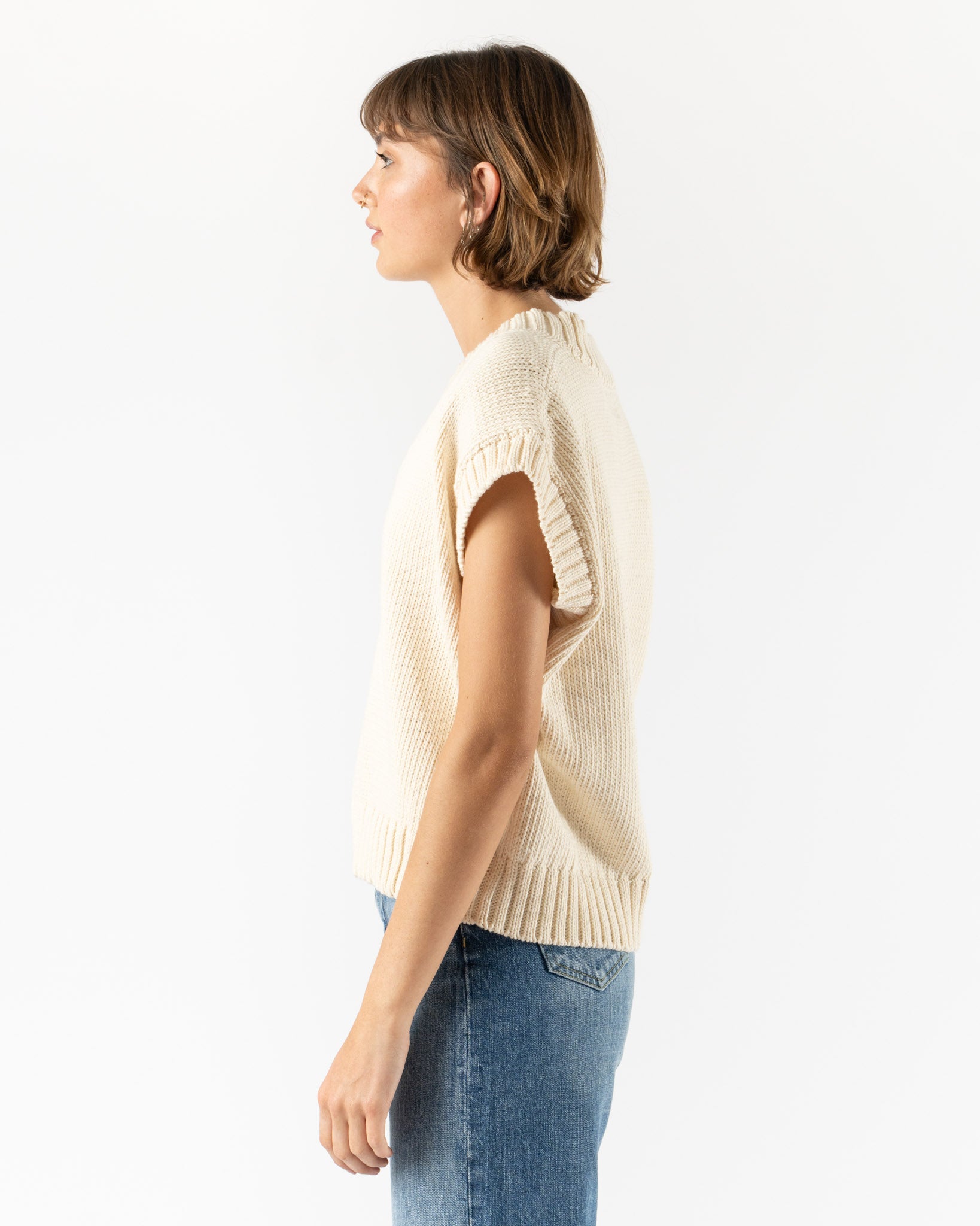 Shaina Mote Lalo Vest in Natural