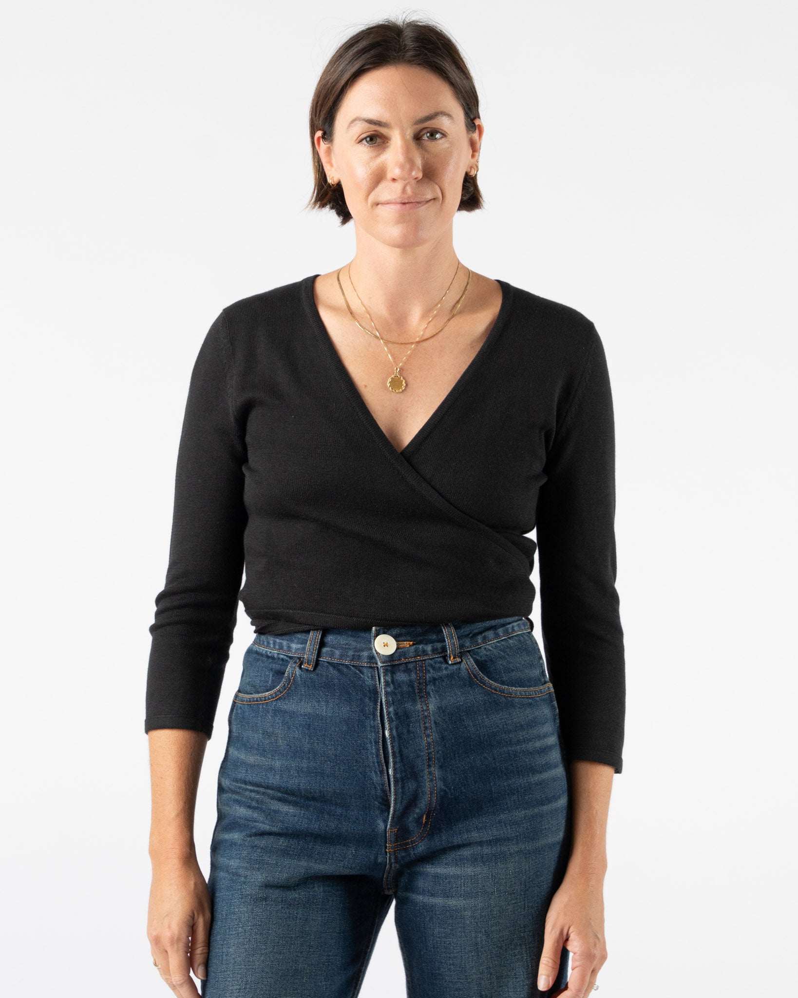 SHAINA MOTE トップス Shaina Mote Elsa Top in Onyx Curated at Jake and Jones