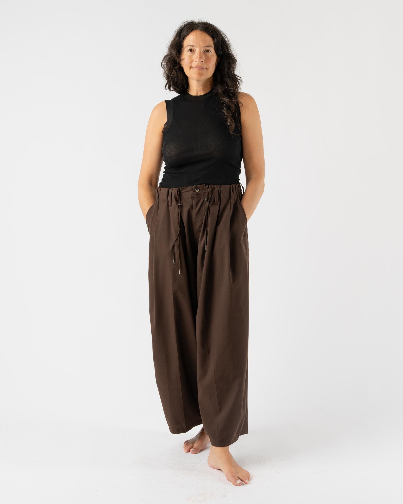 Sillage Circular Pants in Brown