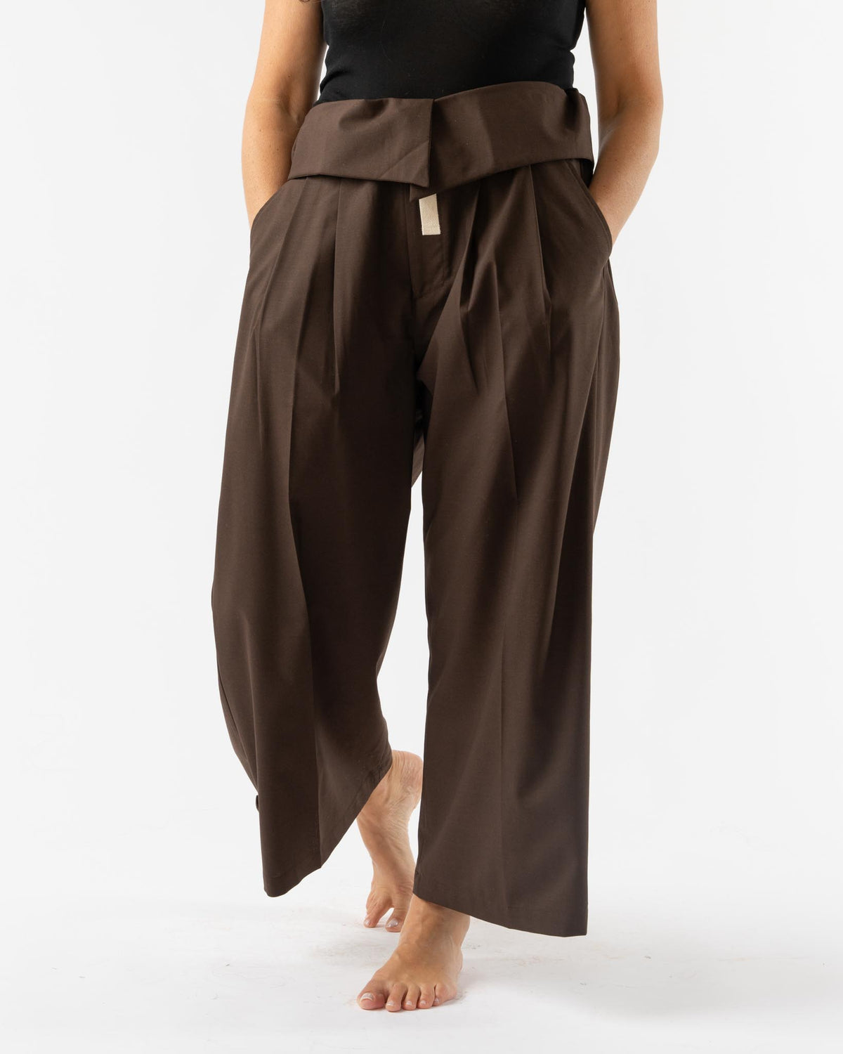 Sillage Gurkha Pants in Brown Curated at Jake and Jones