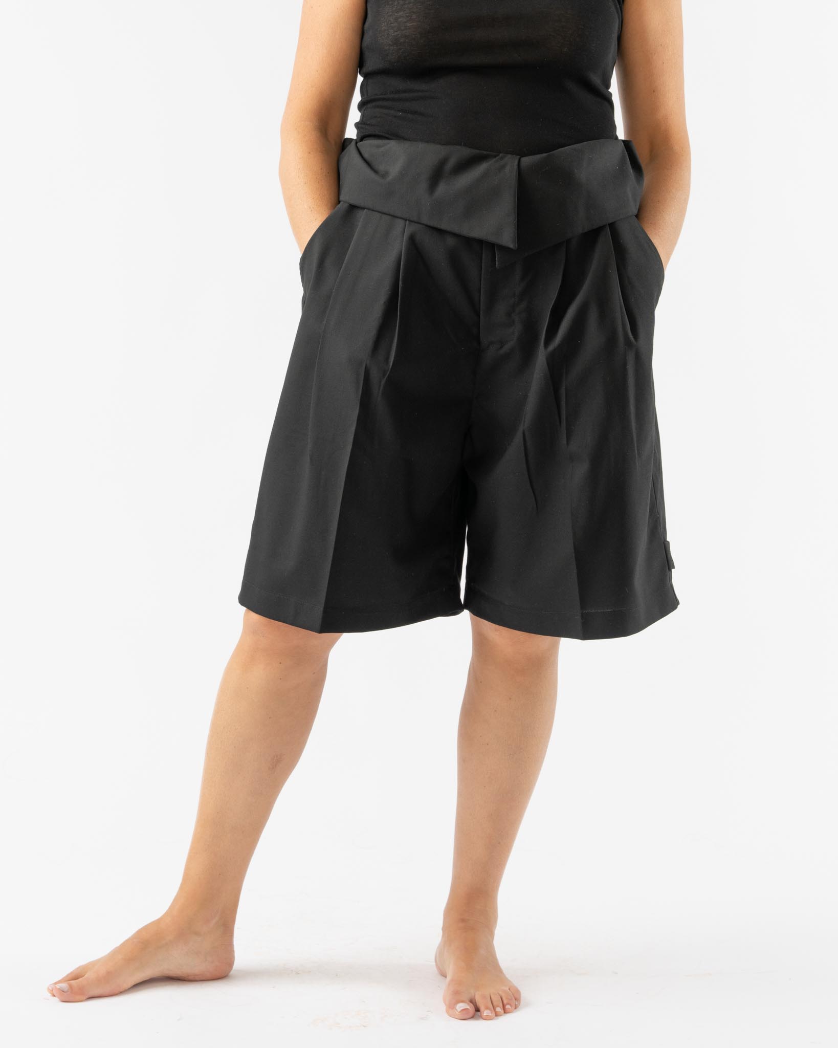 Sillage Gurkha Shorts in Black