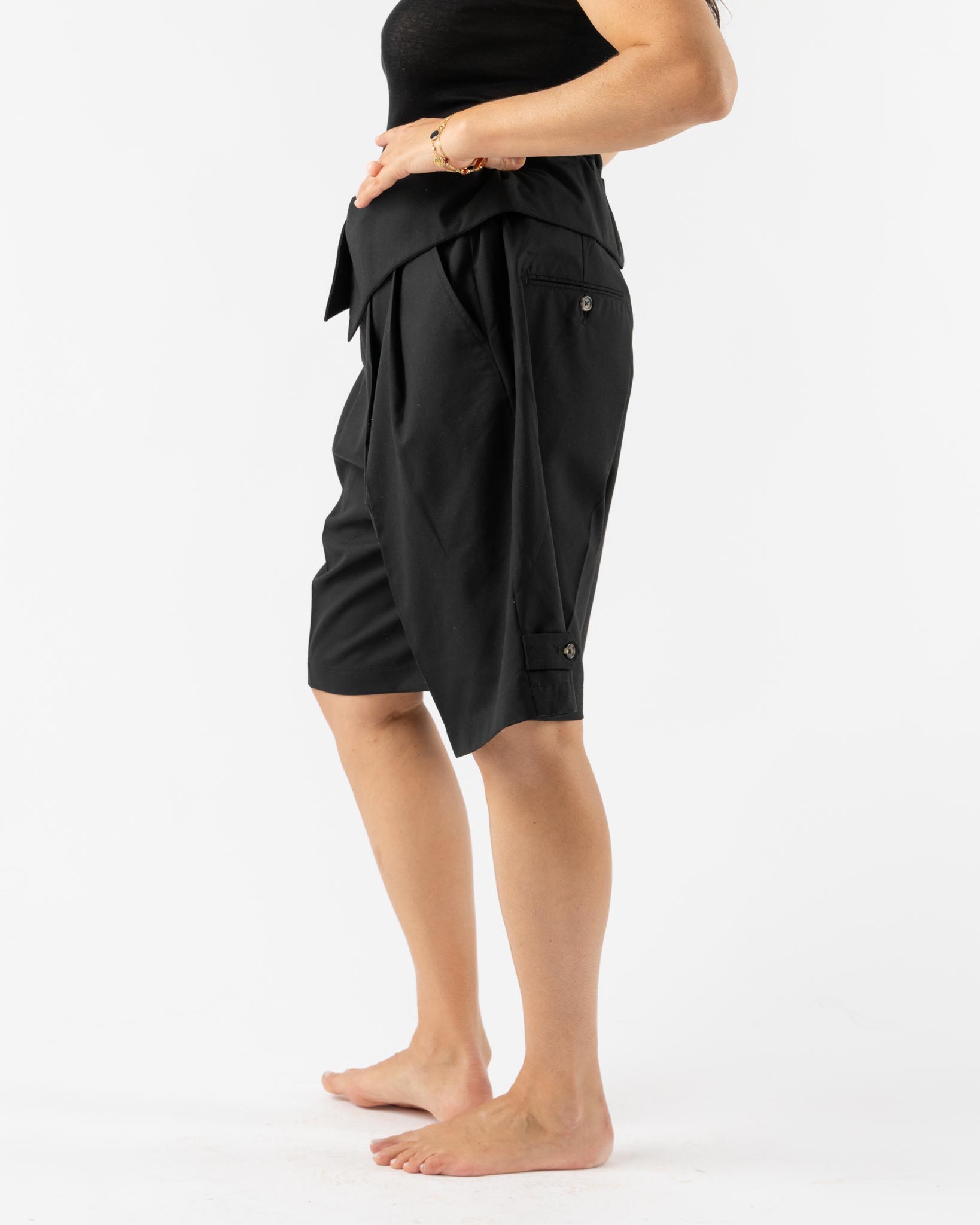Sillage Gurkha Shorts in Black