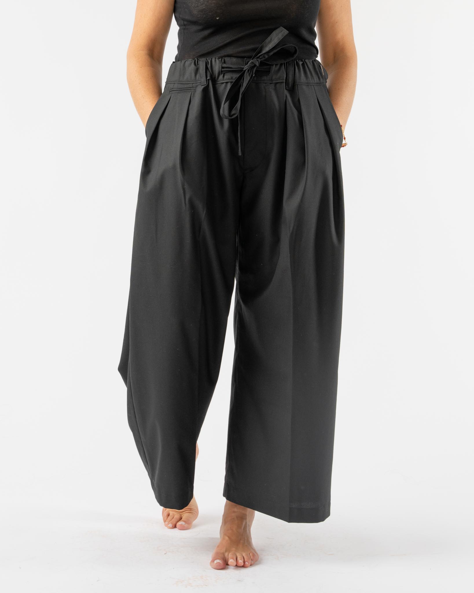パンツ Sillage Baggy Trouser Tropical Wool Sillage Baggy Trousers, Brown – Glasswing