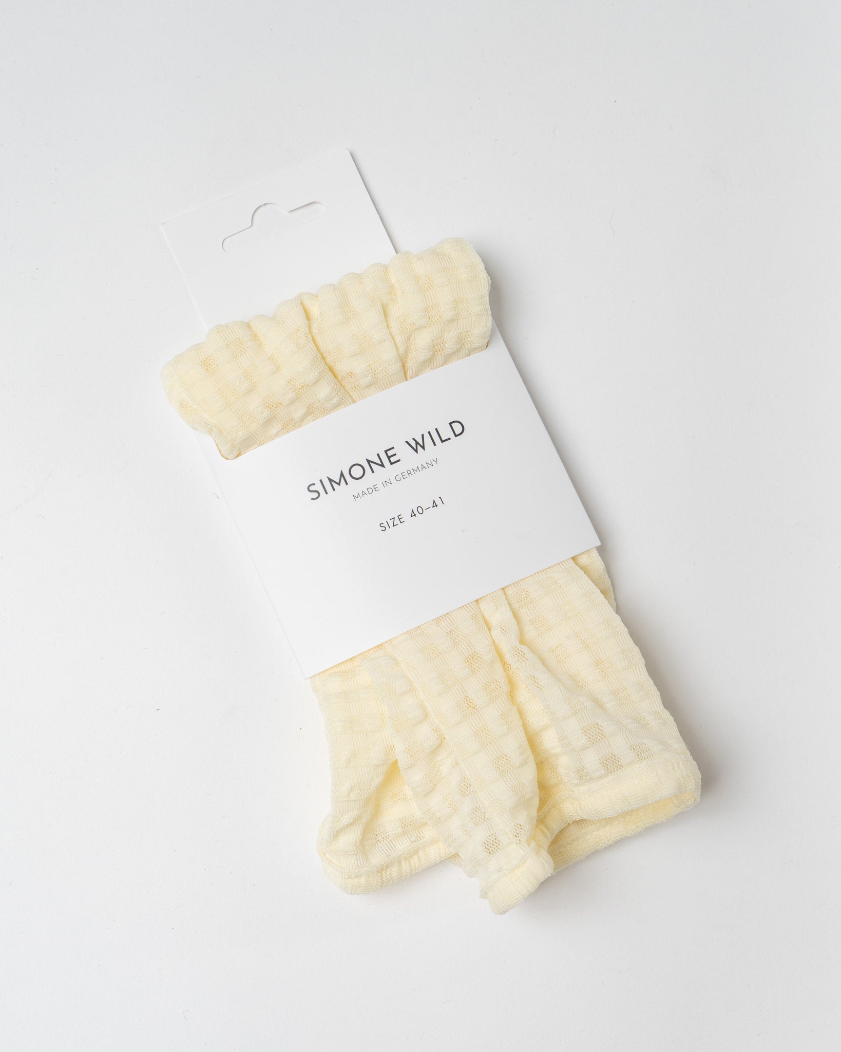 Simone Wild Ankle Socks in Eggshell