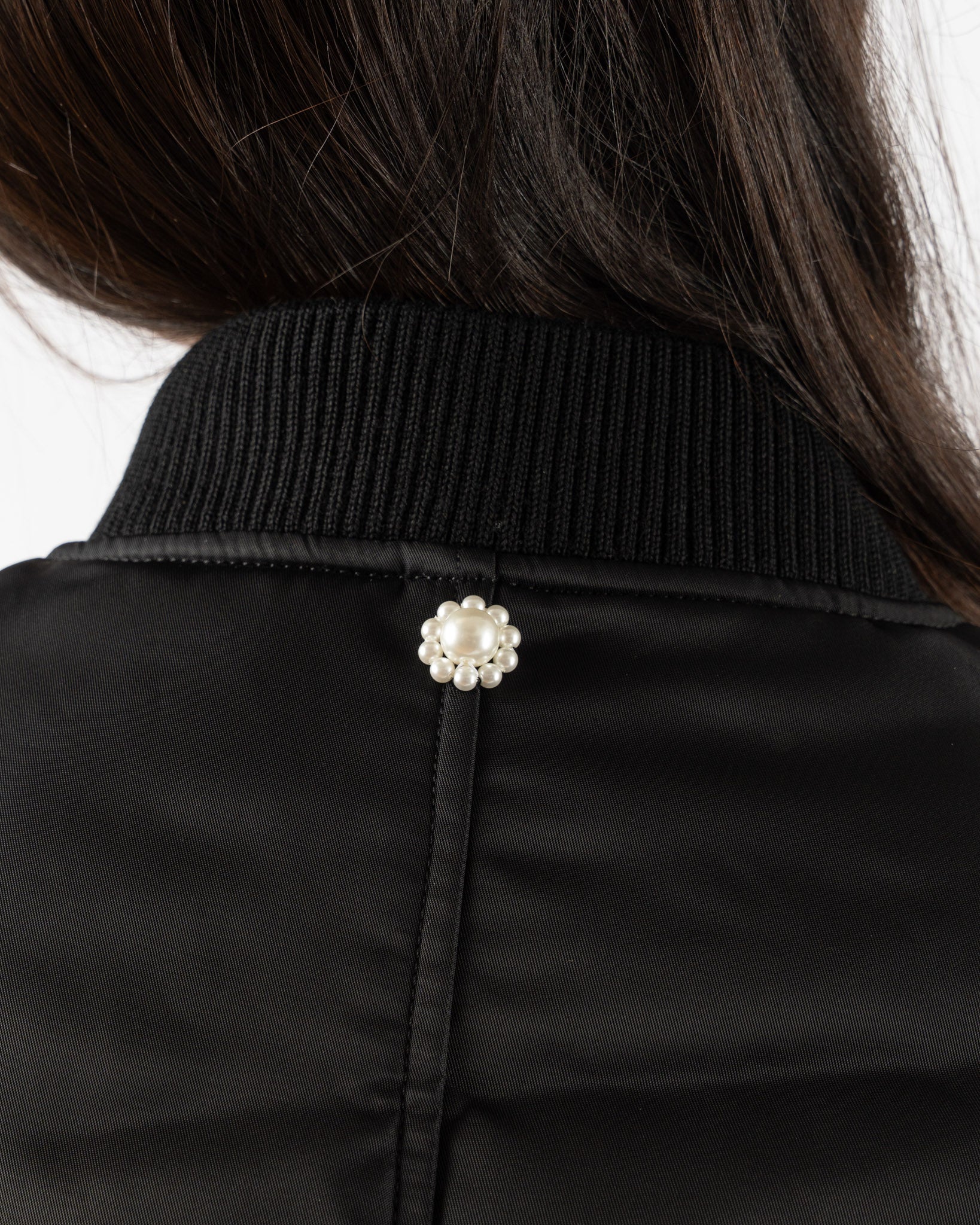 Simone Rocha Multi-Pocket Bomber Jacket in Black