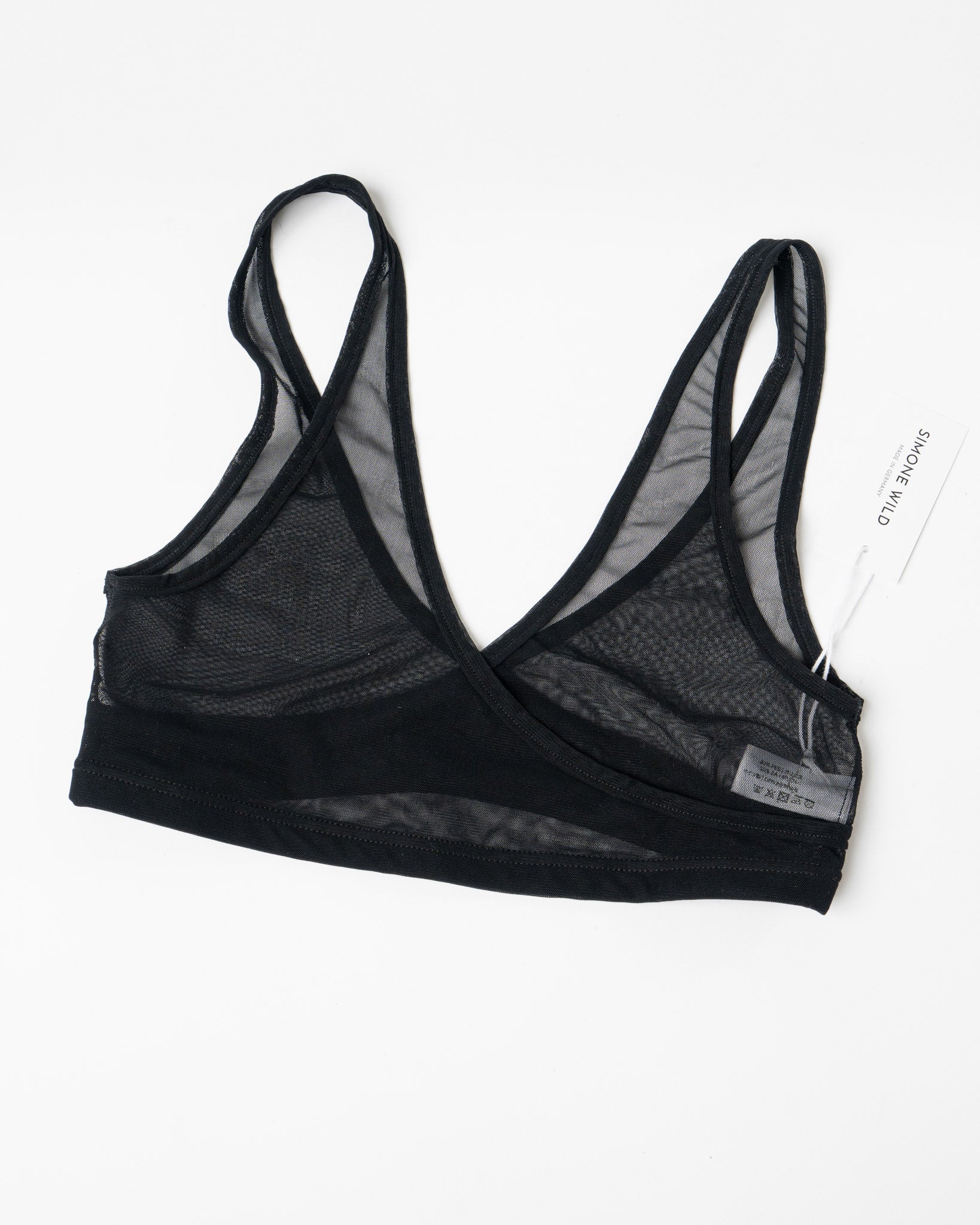 Simone Wild Wrap Bra in Black