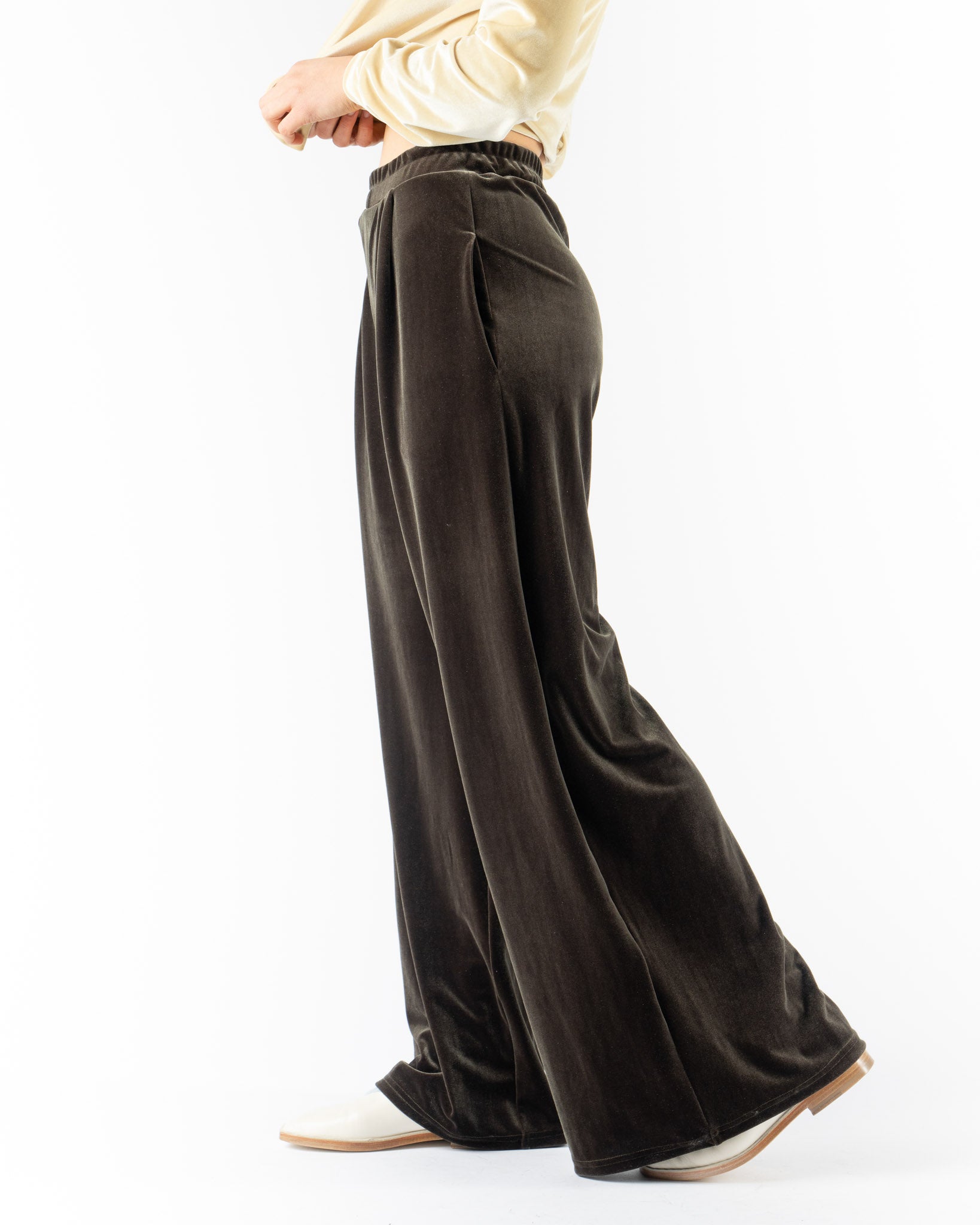 Simone Wild Pocket Pants in Olive Green