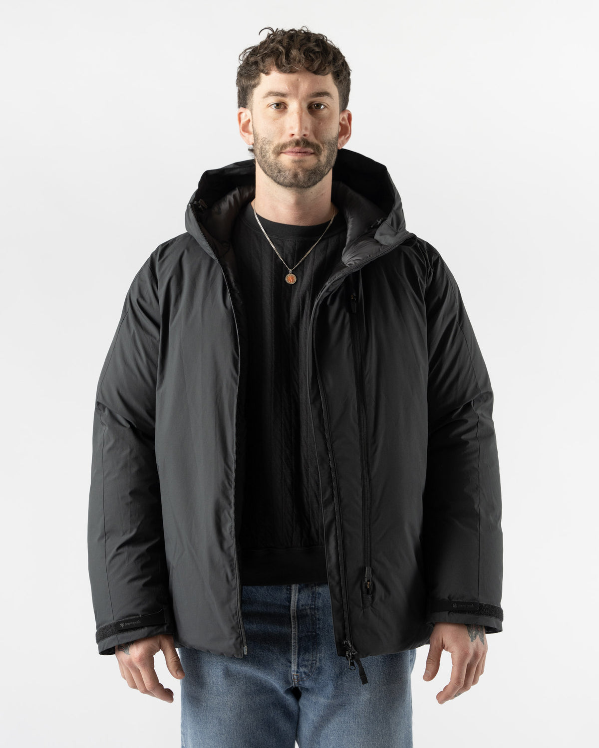 Snow Peak 2L Lightweight Down Jacket in Black Curated at Jake and 