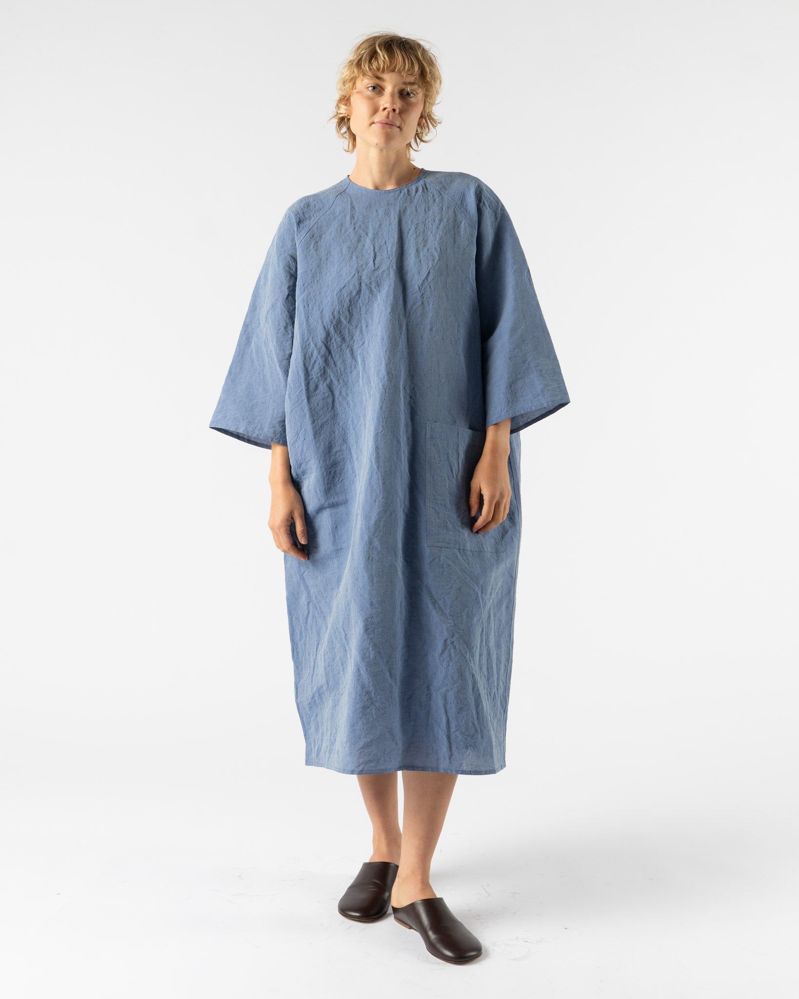 Sofie D'Hoore Diya Dress in Blue Jeans