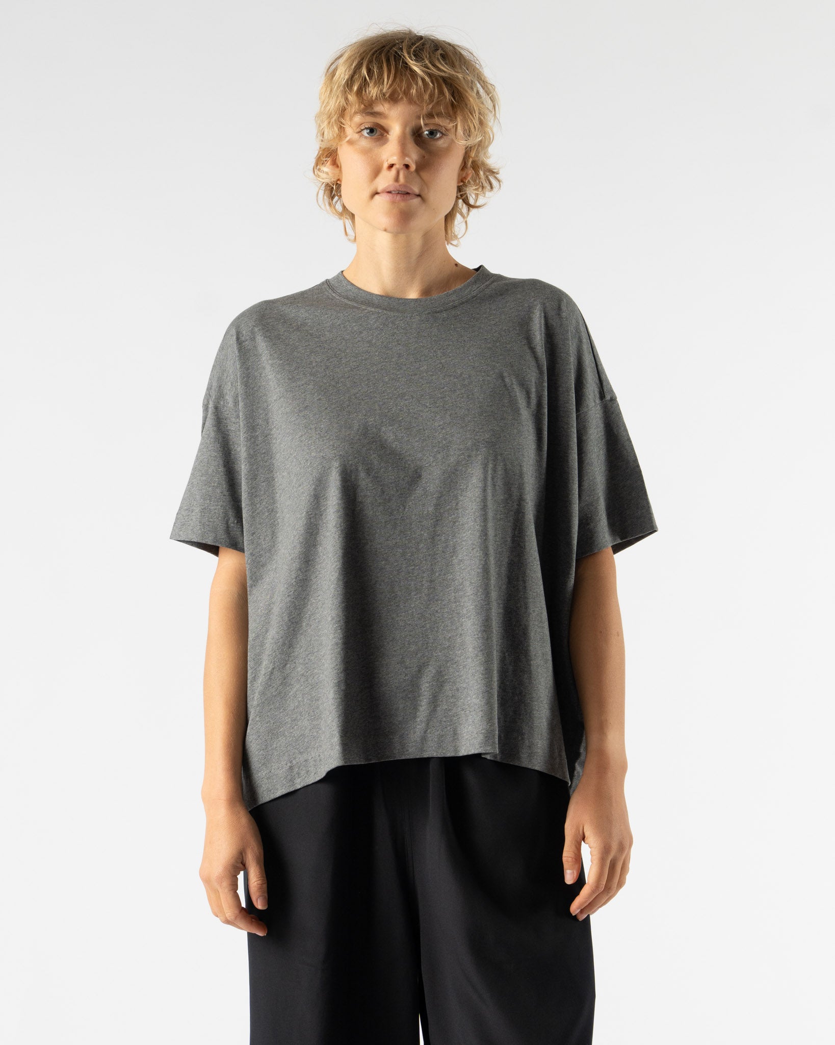 Sofie D'Hoore Tilly Shirt in Mid Grey Melange