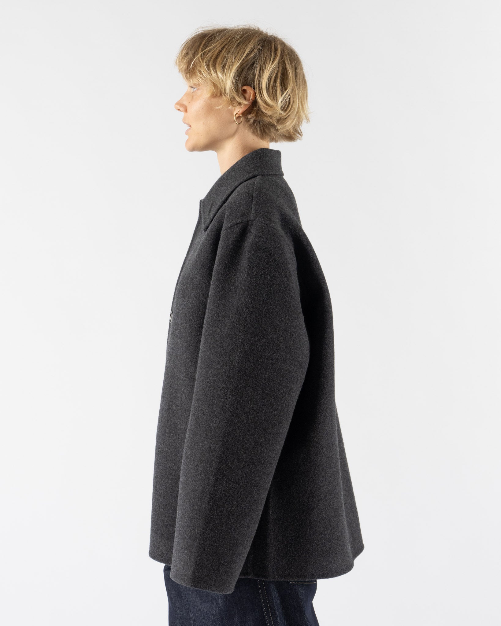 Sofie D'Hoore Cousin Jacket in Carbon Melange