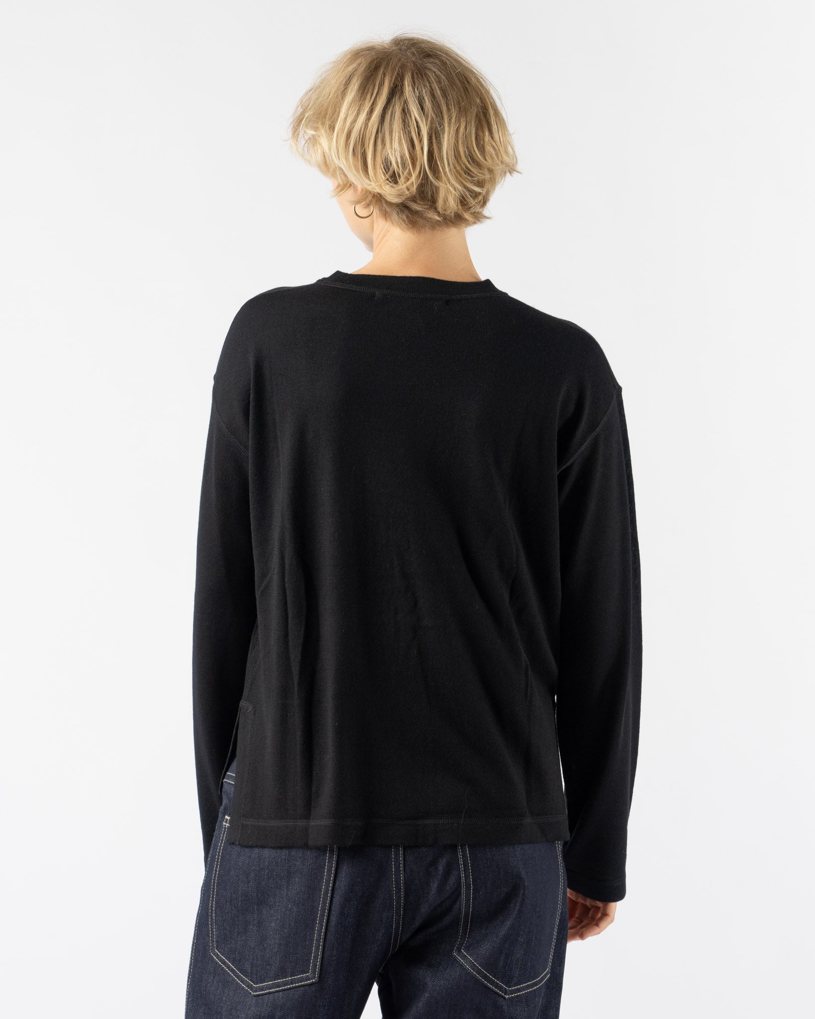 Sofie D'Hoore Mateo Pullover in Knit Black