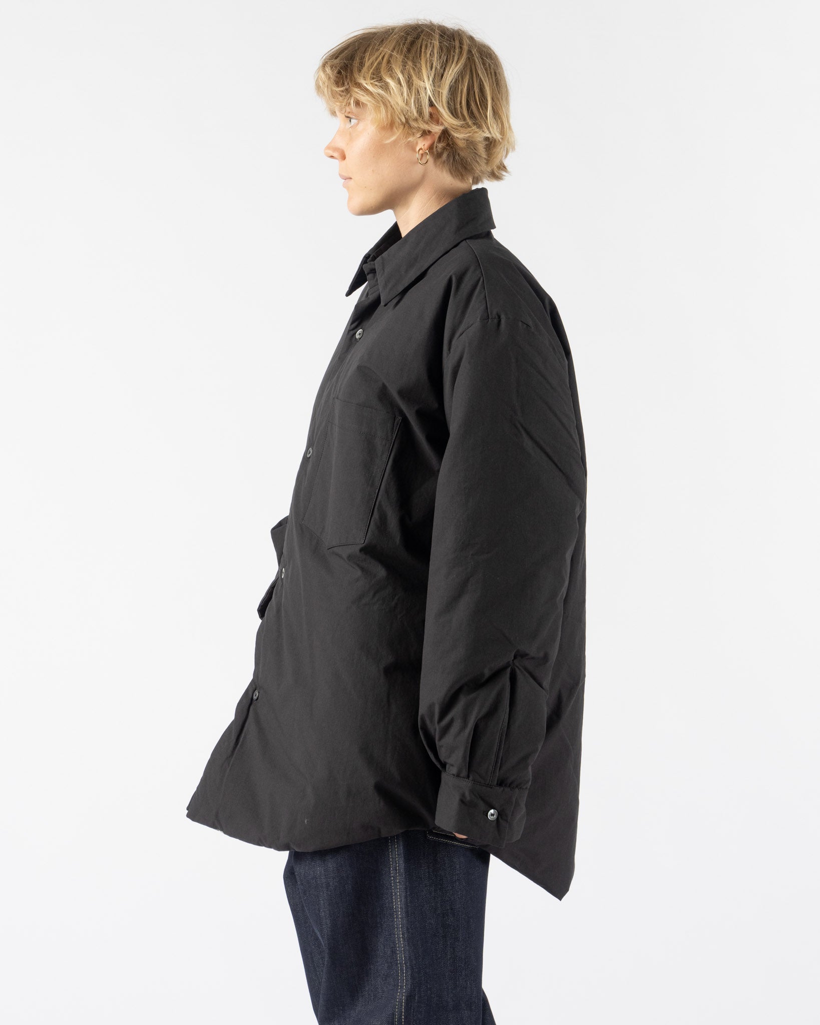 Sofie D'Hoore Orli Down Jacket in Charcoal/Khaki