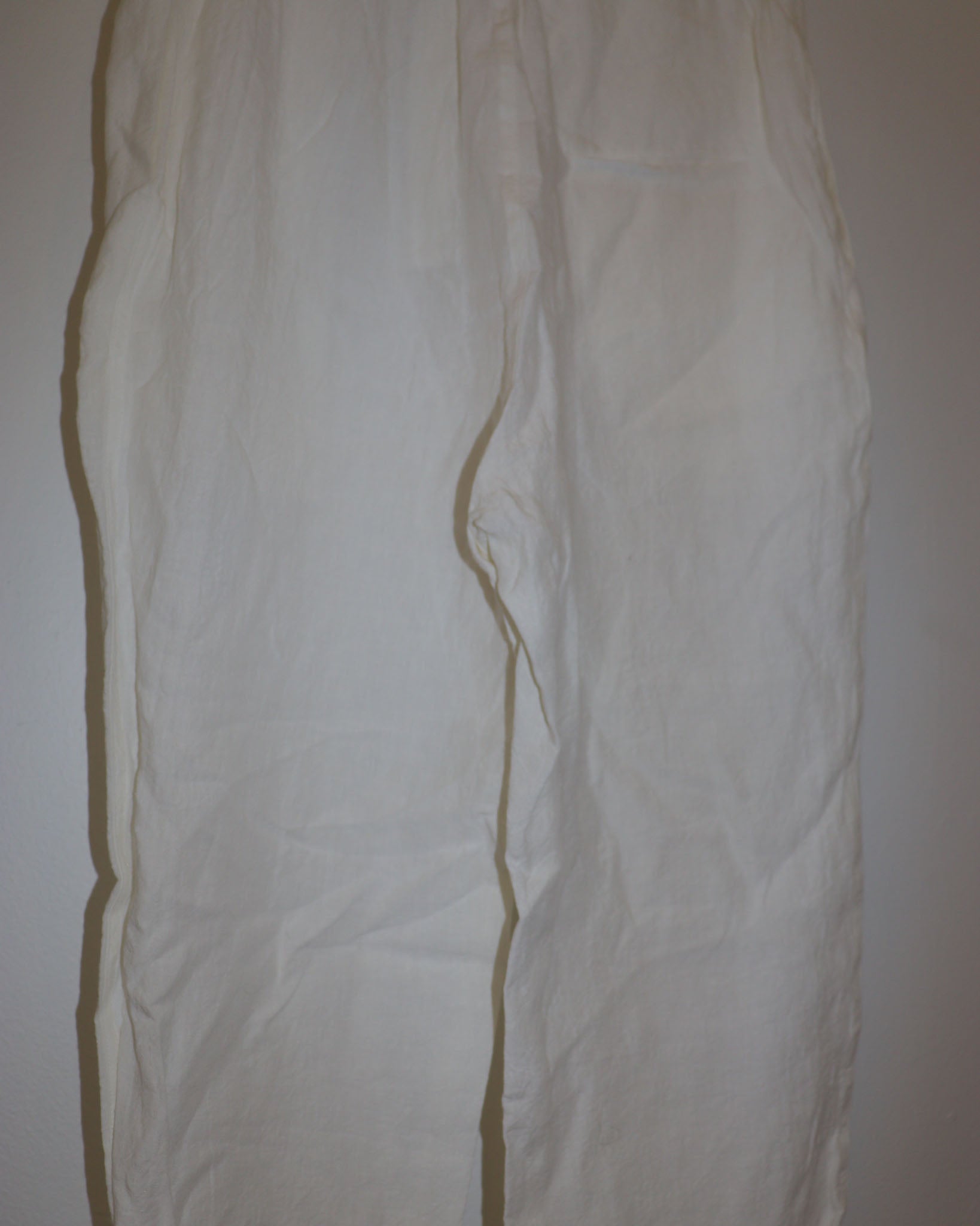 Pre-owned: Sofie D' Hoore Linen Pant in White