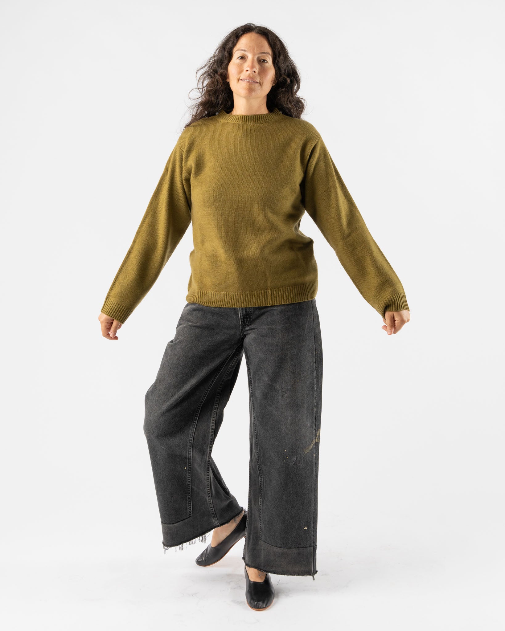Sofie D'Hoore Moody Sweater in Olive