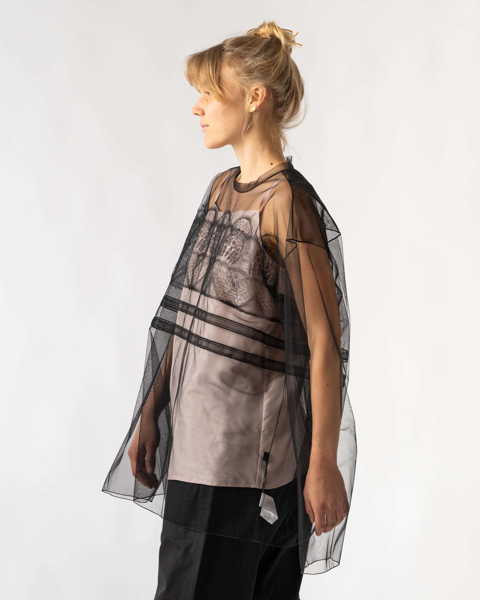 Sofie D'Hoore Boise Long Sleeve with Lace in Black