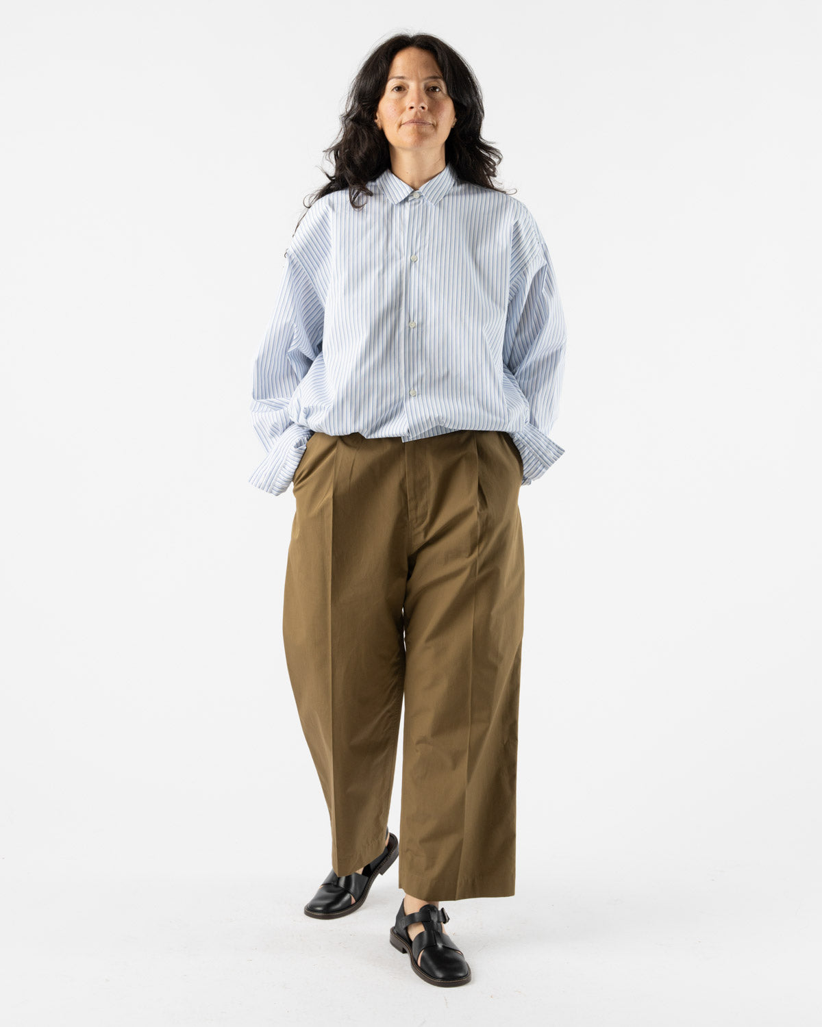 Sofie D'Hoore Pass Darted Pants in Woven Cumin