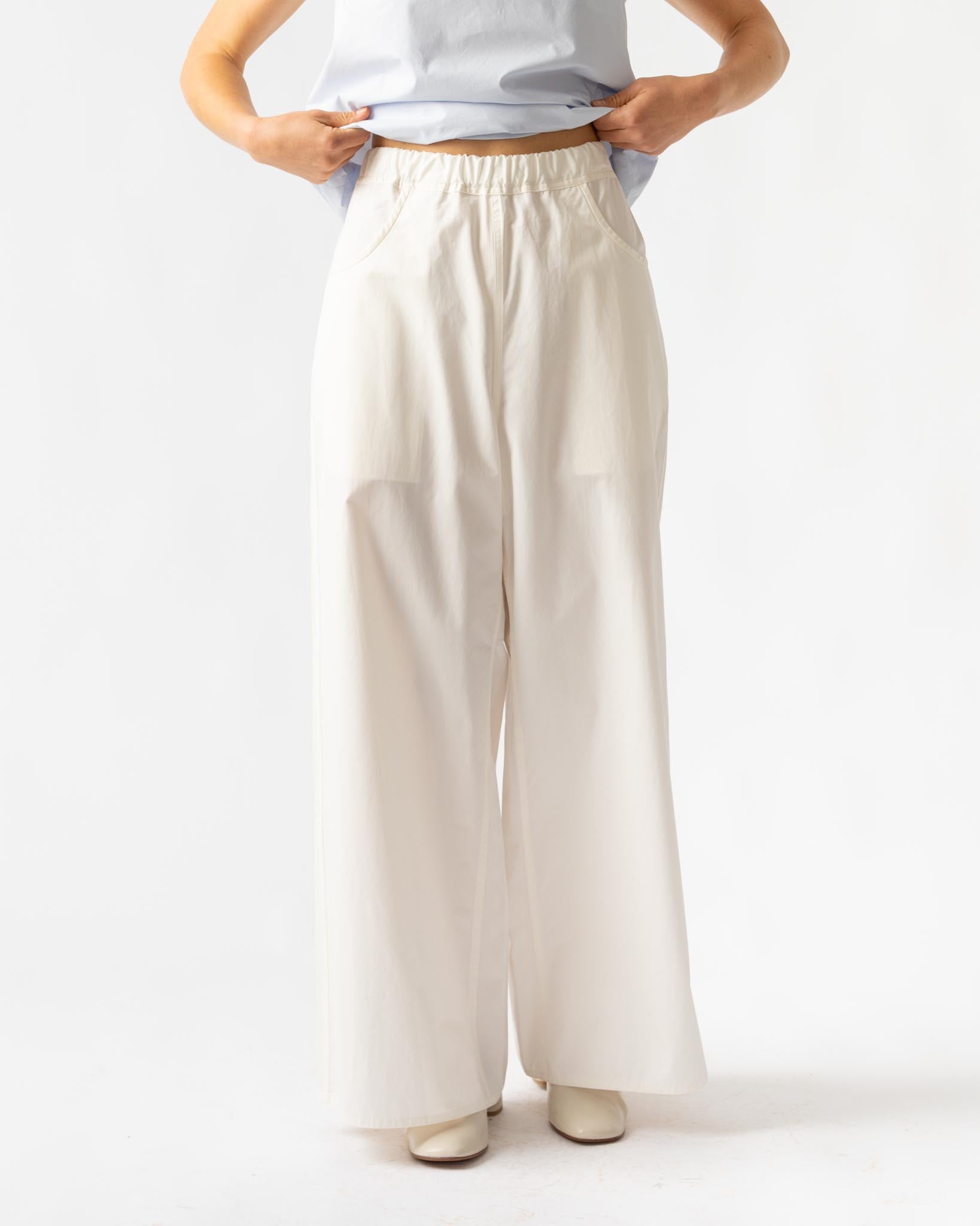 Sofie D'Hoore Pistis Pants in Woven Off White